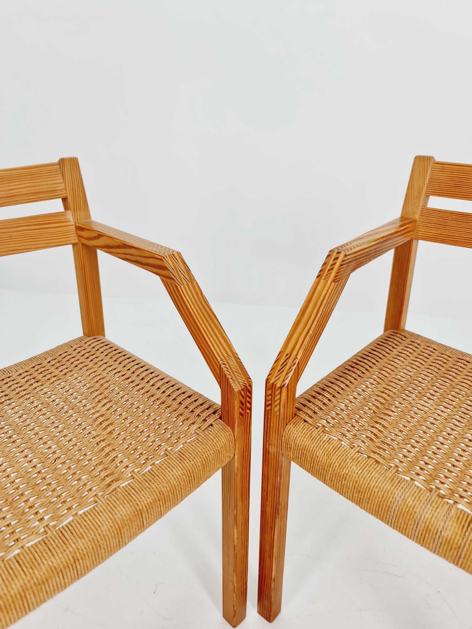Super rare Oak Armchair bench By Niels Otto Moller for J.LMollers model Nr 404 .1960s