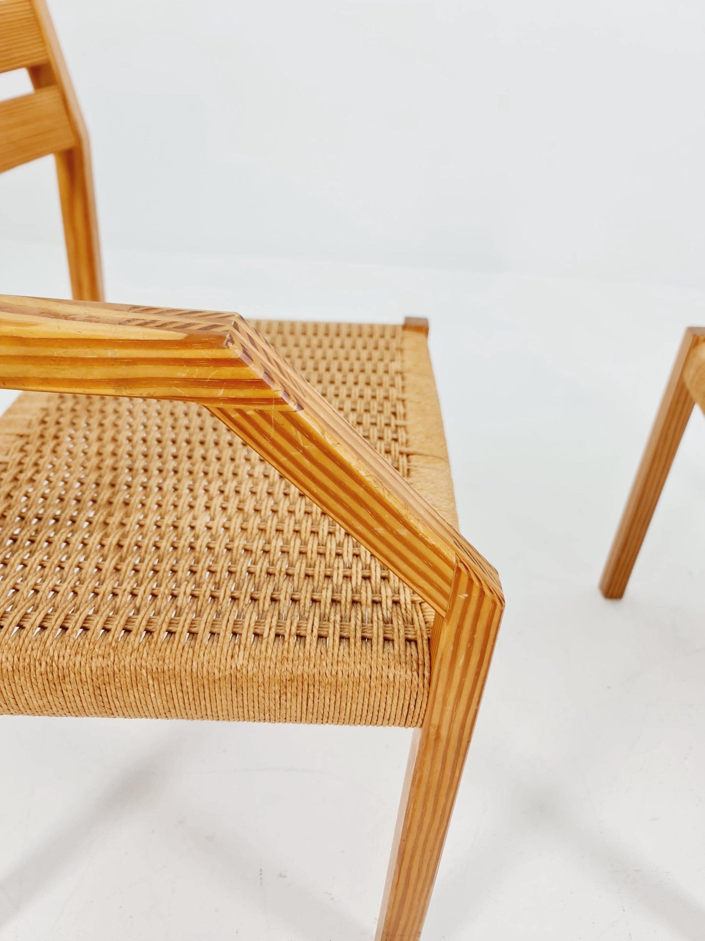 Super rare Oak Armchair bench By Niels Otto Moller for J.LMollers model Nr 404 .1960s