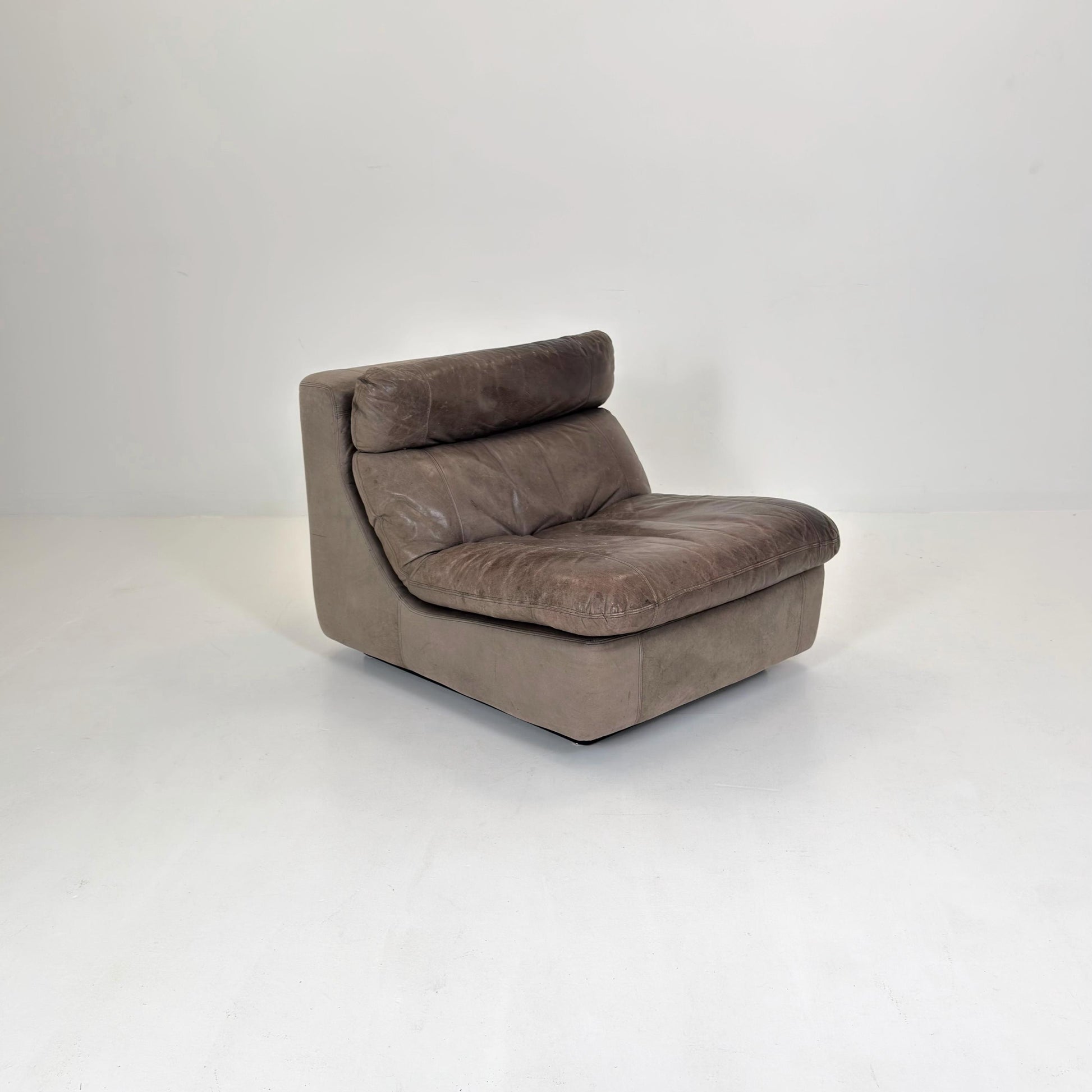 Mid-Century Leather Lounge Chair by Kill International, Germany 1970s