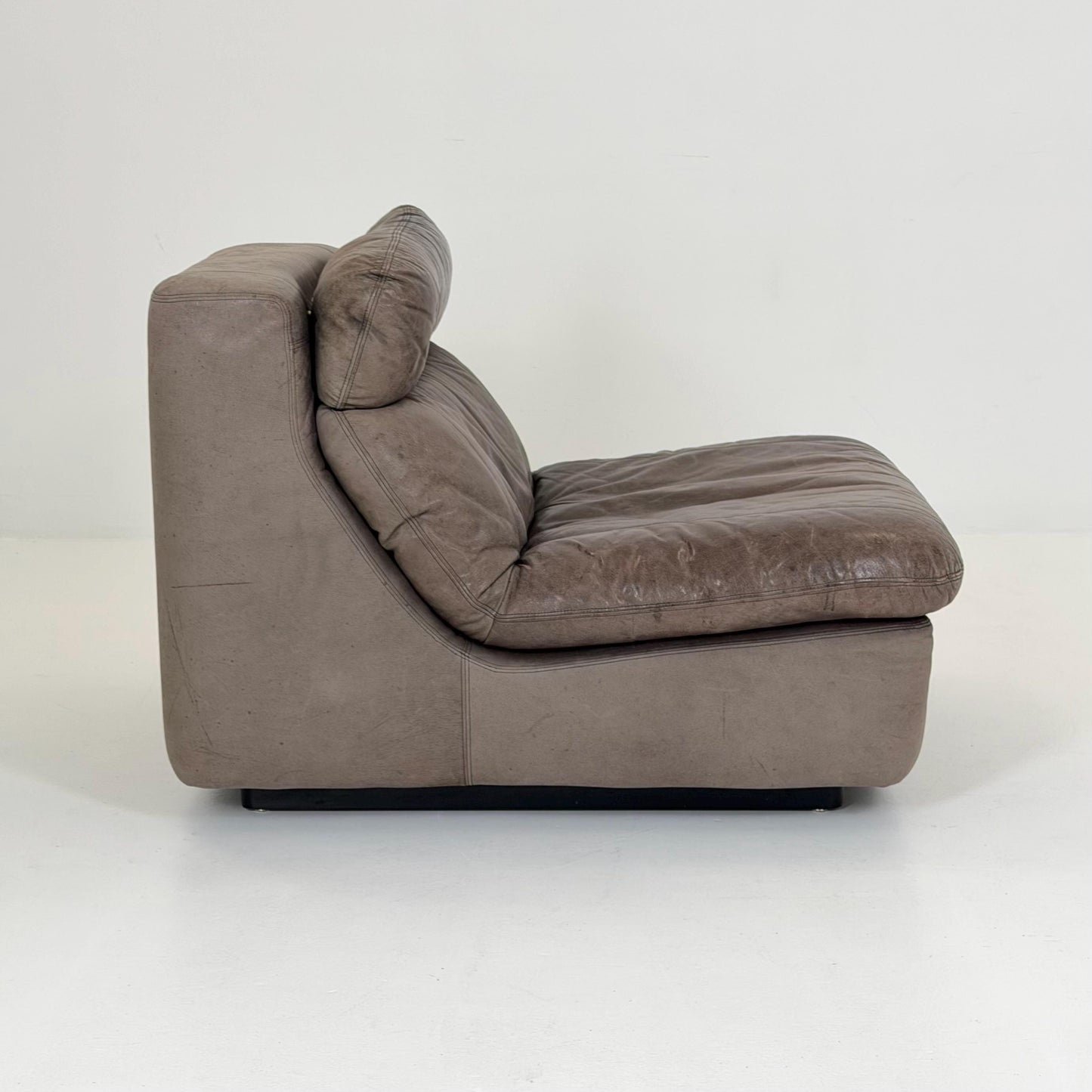 Mid-Century Leather Lounge Chair by Kill International, Germany 1970s