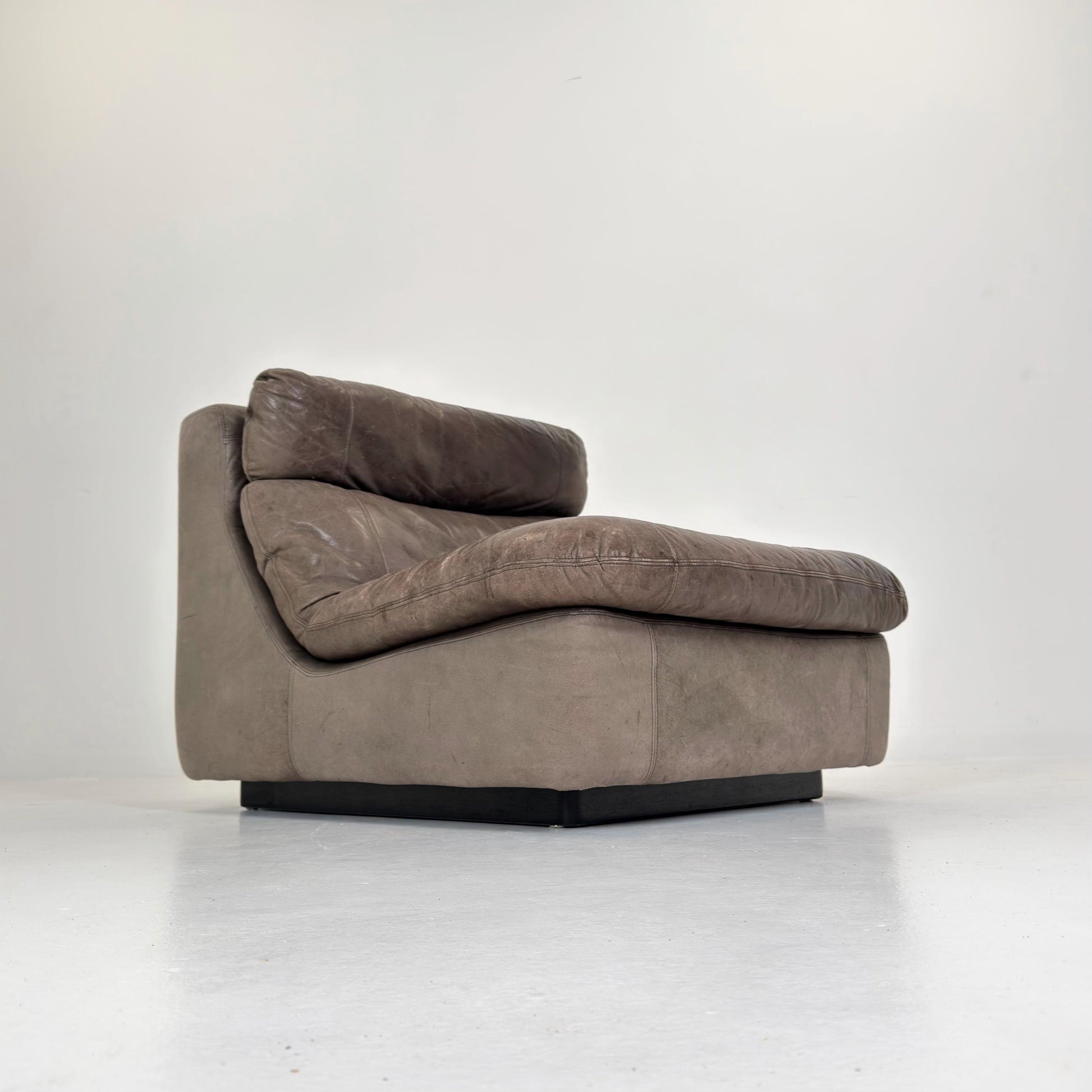 Mid-Century Leather Lounge Chair by Kill International, Germany 1970s