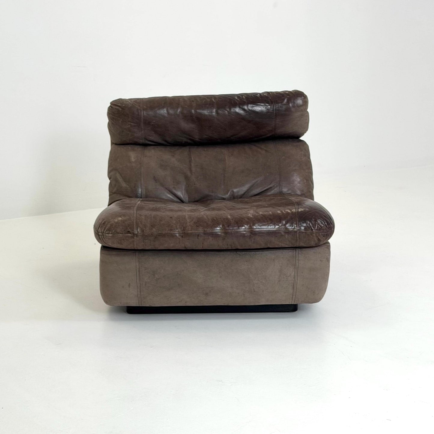Mid-Century Leather Lounge Chair by Kill International, Germany 1970s