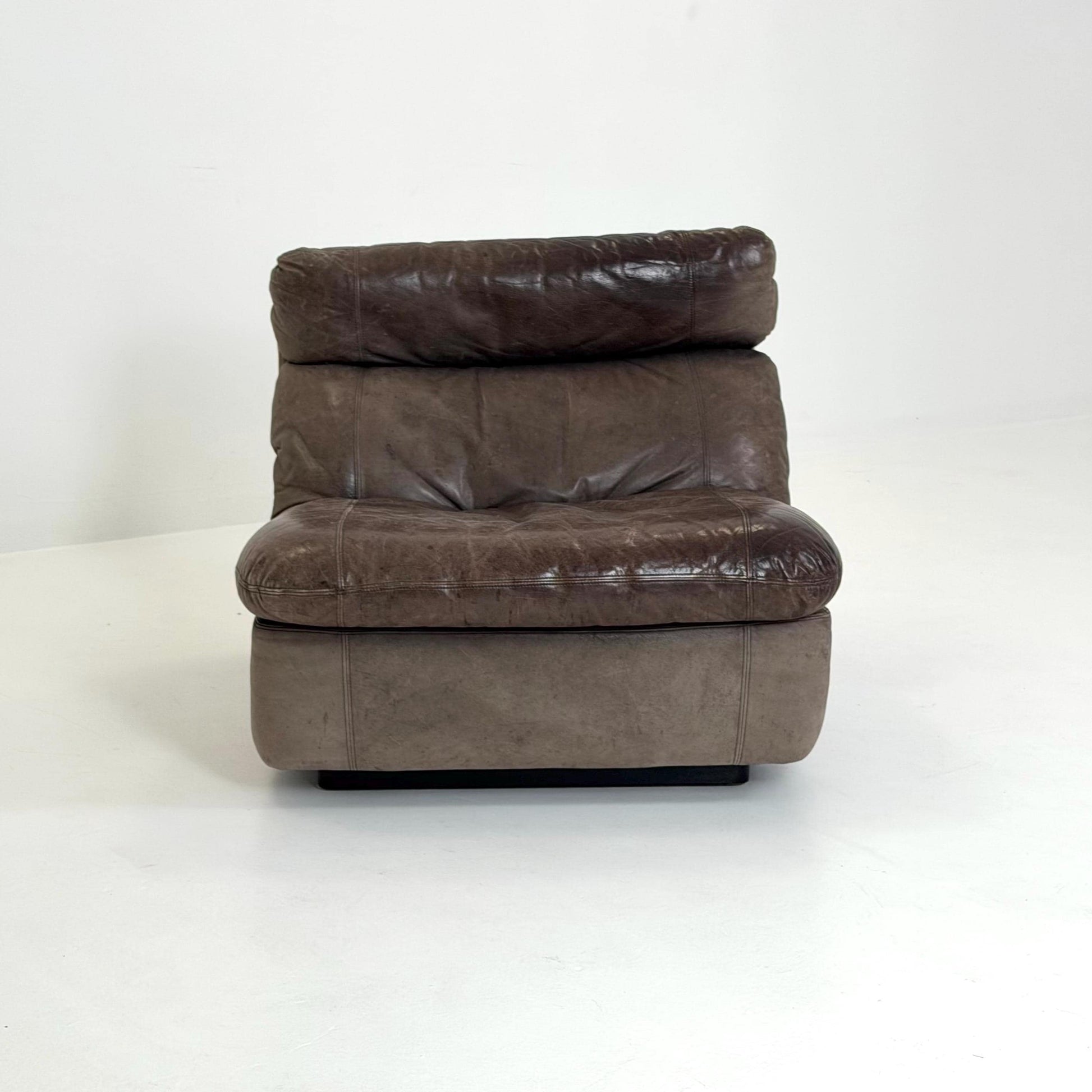 Mid-Century Leather Lounge Chair by Kill International, Germany 1970s