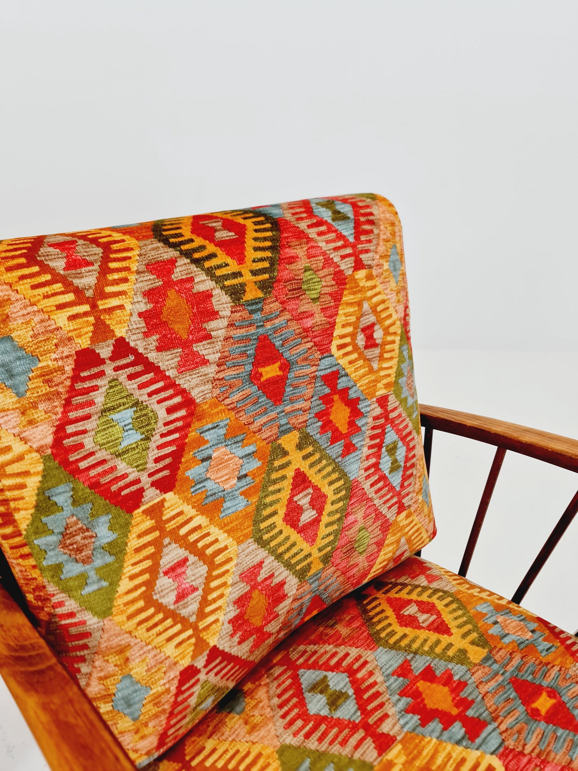 Rare Midcentury German club lounge chairs, 1940s set of 2