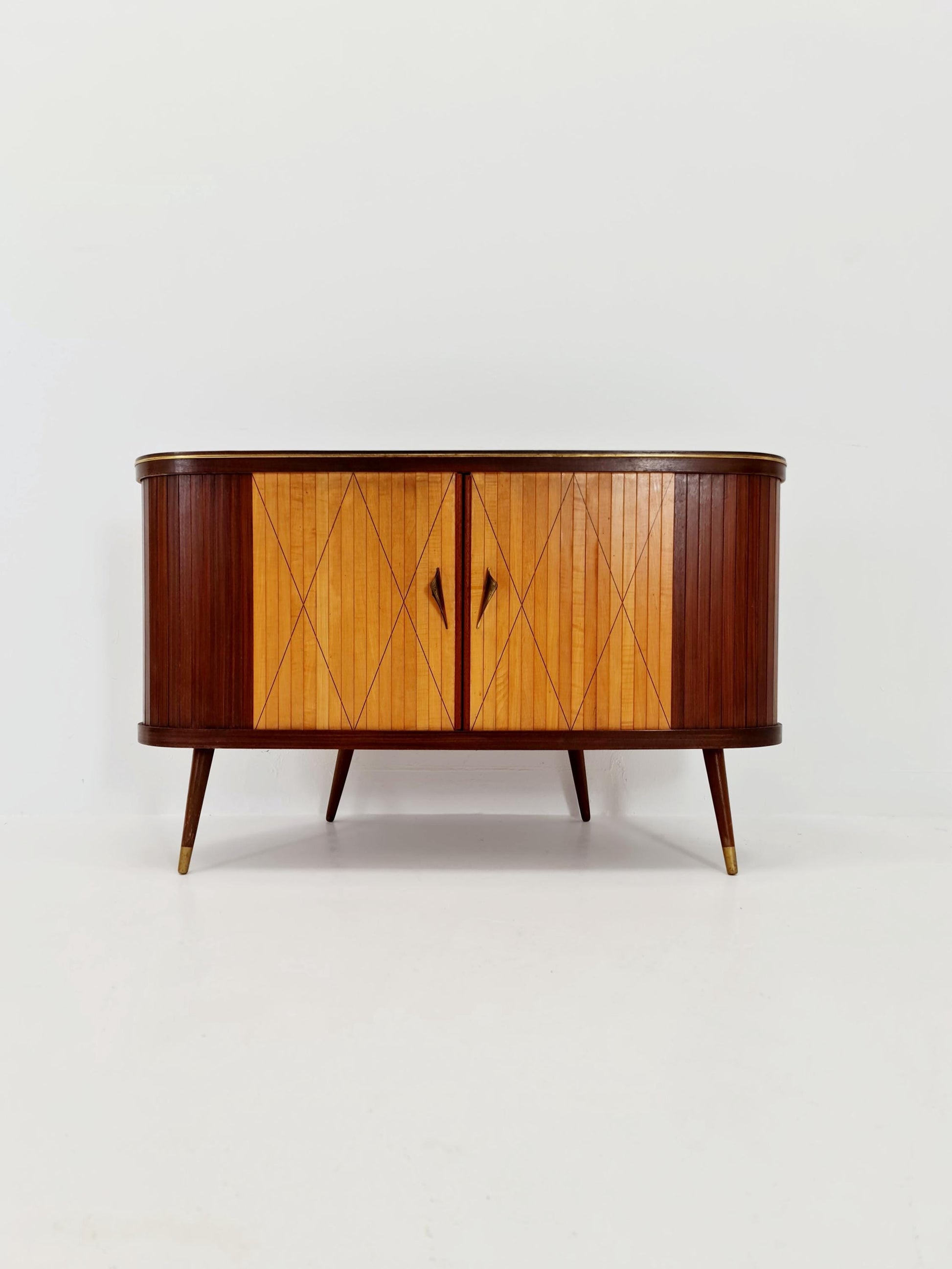 Rare Mid century Corner German bar/ sideboard, 1950s