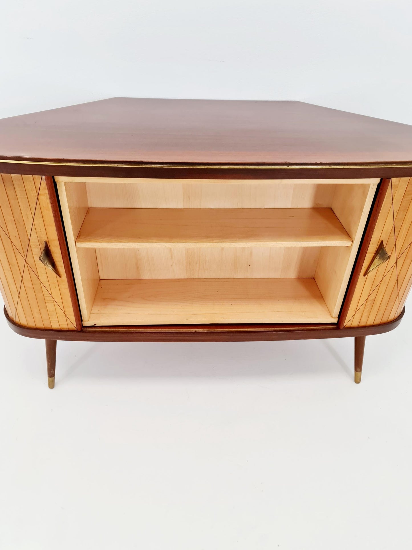 Rare Mid century Corner German bar/ sideboard, 1950s