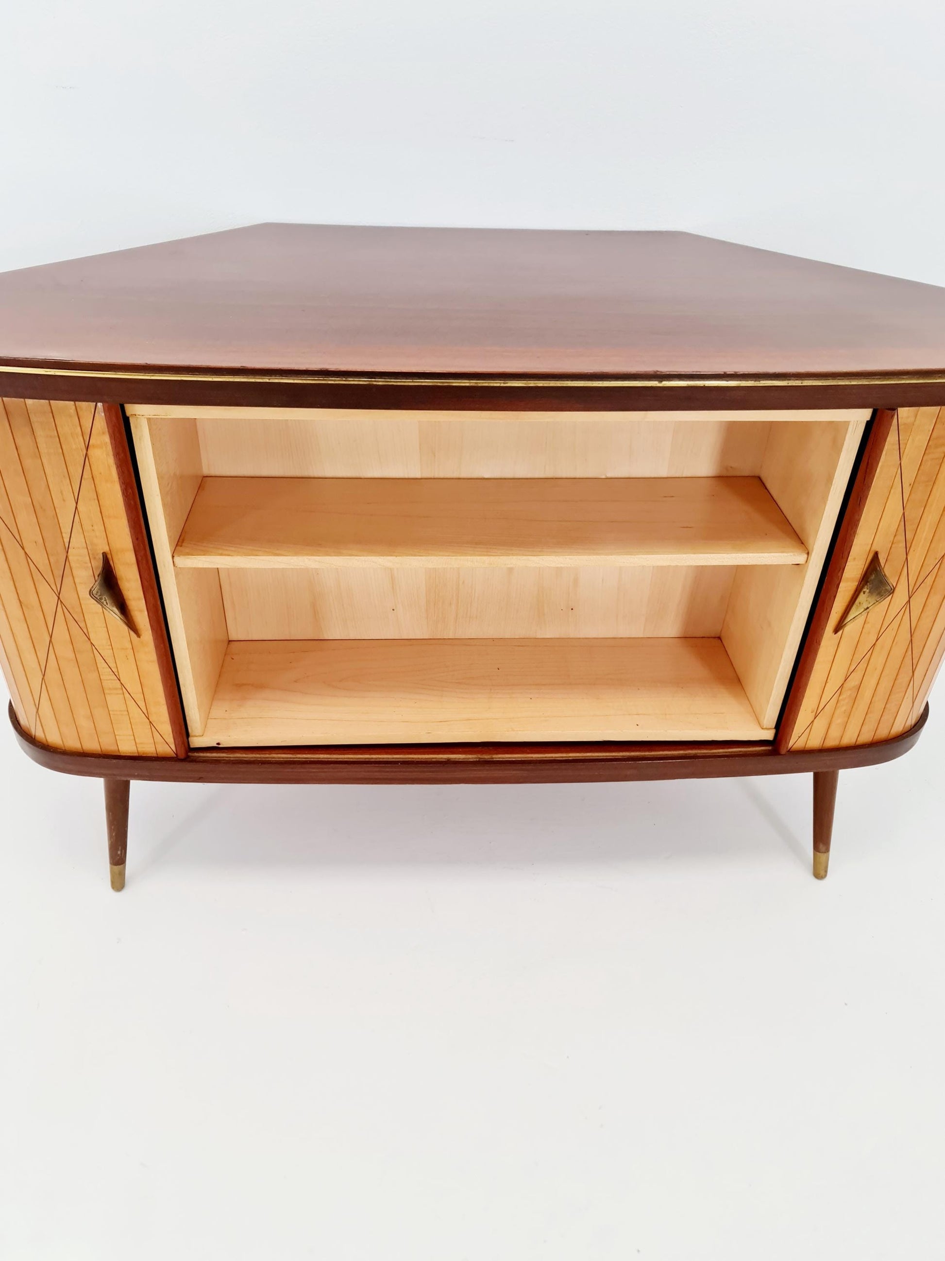 Rare Mid century Corner German bar/ sideboard, 1950s