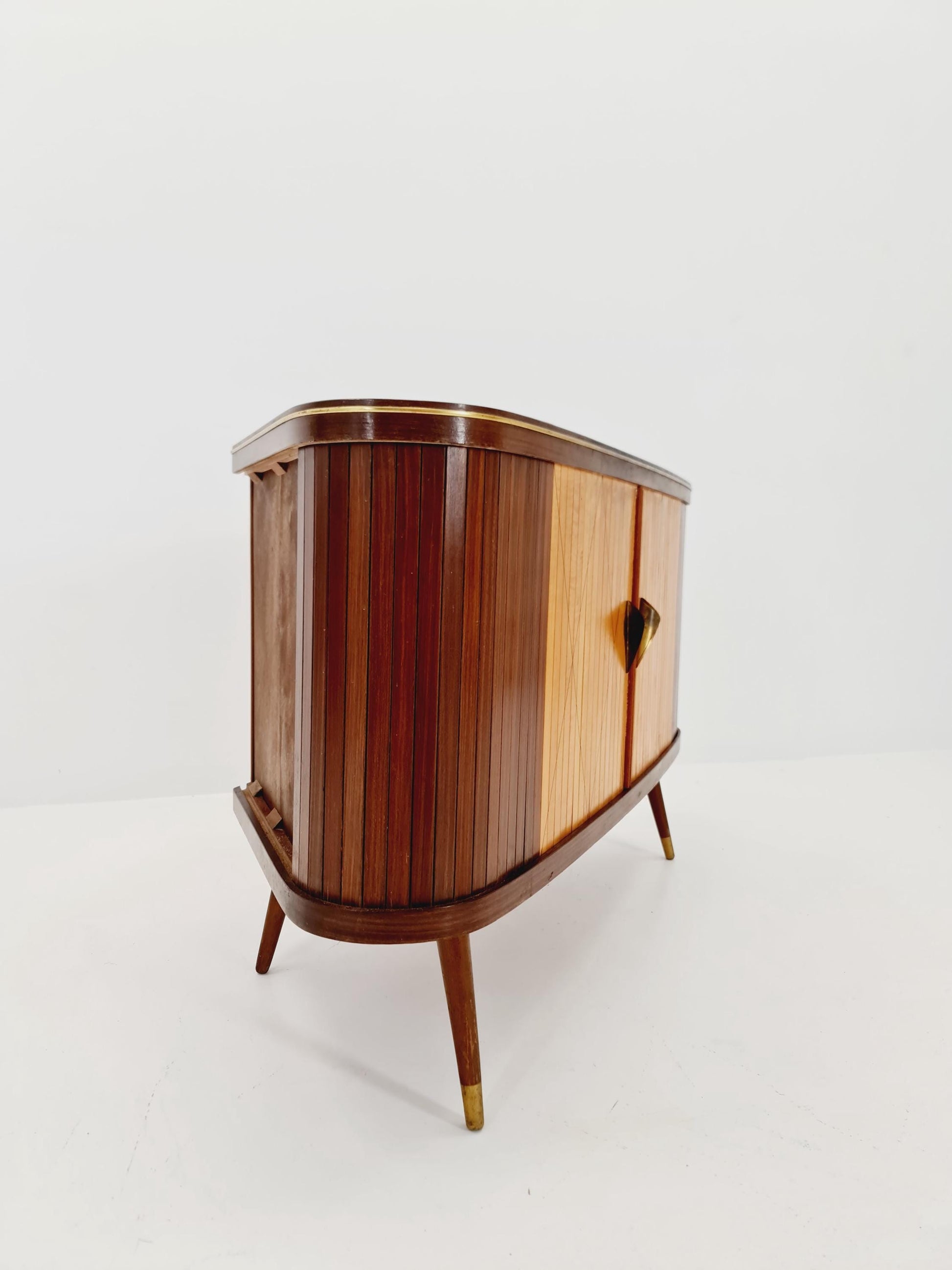 Rare Mid century Corner German bar/ sideboard, 1950s