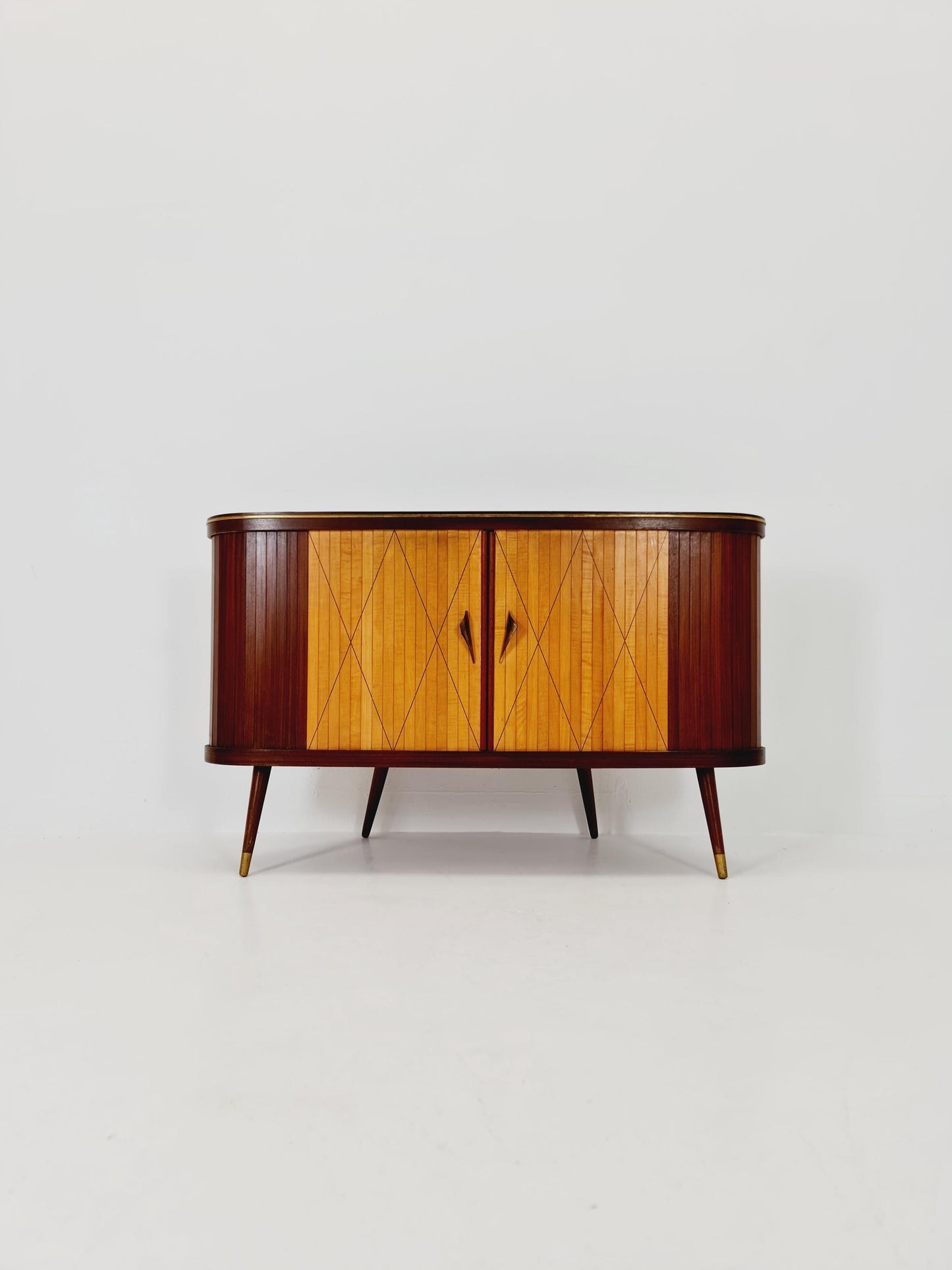 Rare Mid century Corner German bar/ sideboard, 1950s