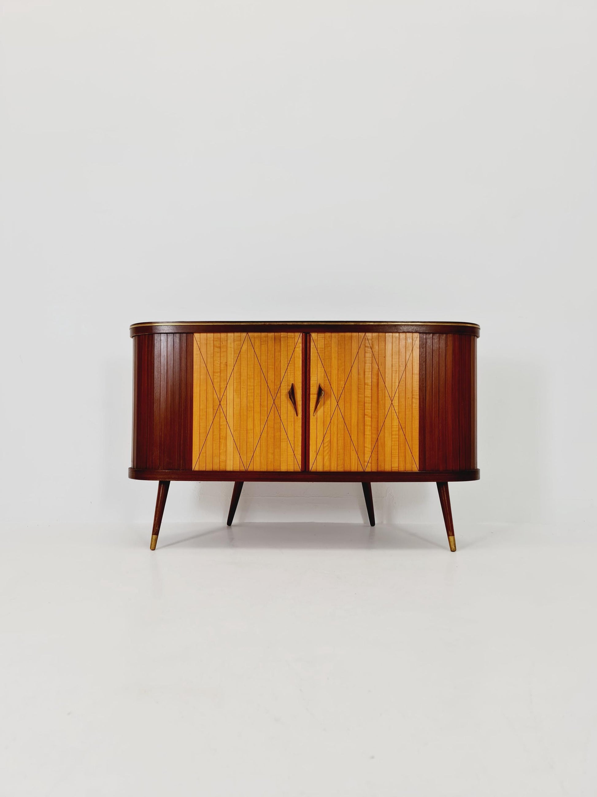 Rare Mid century Corner German bar/ sideboard, 1950s