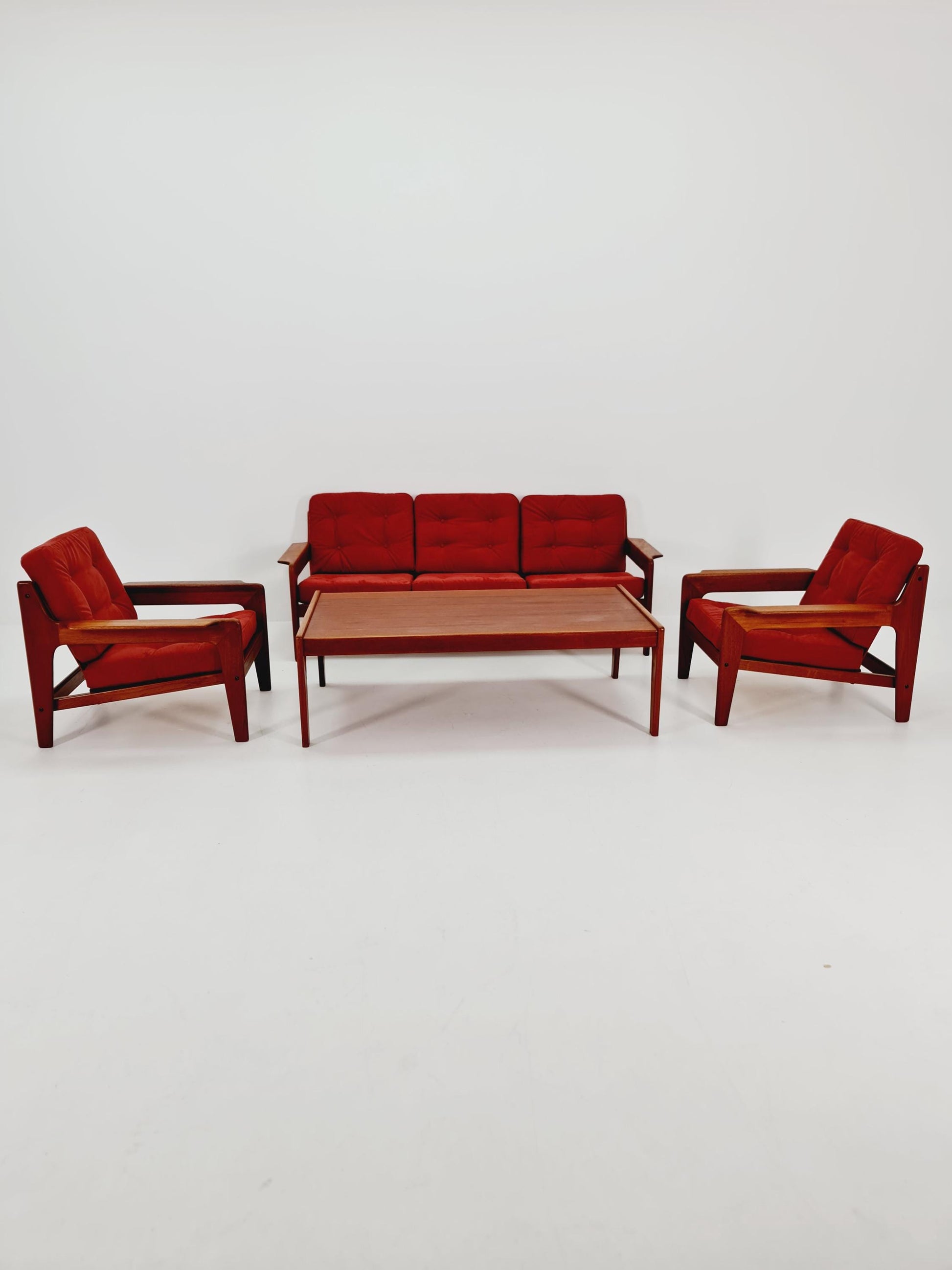 Mid century easy lounge couch by Arne Wahl Iversen for komfort teak , 1960s