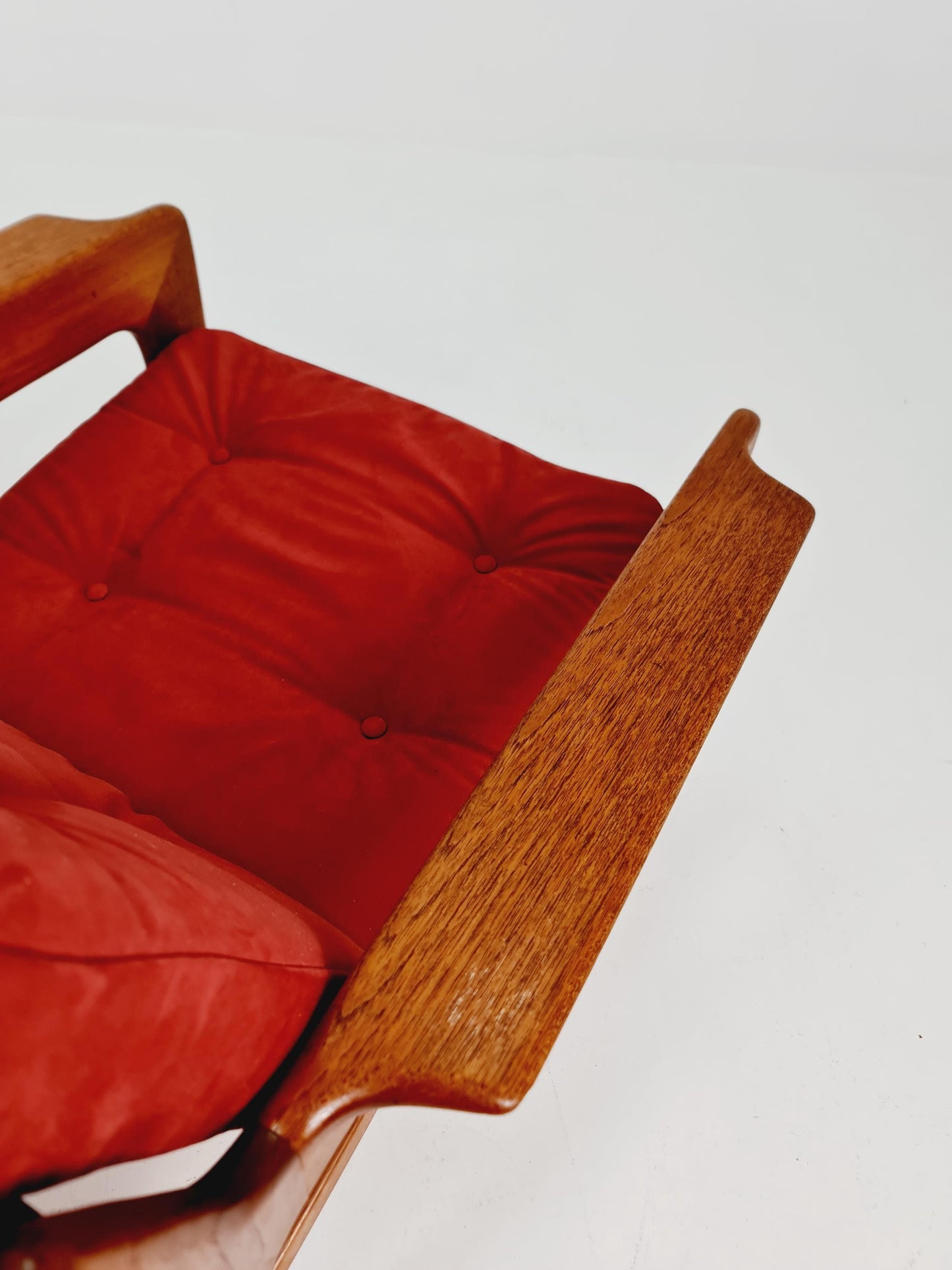 Mid century teak easy lounge chairs by Arne Wahl Iversen for Komfort ,Set of 2 1960s
