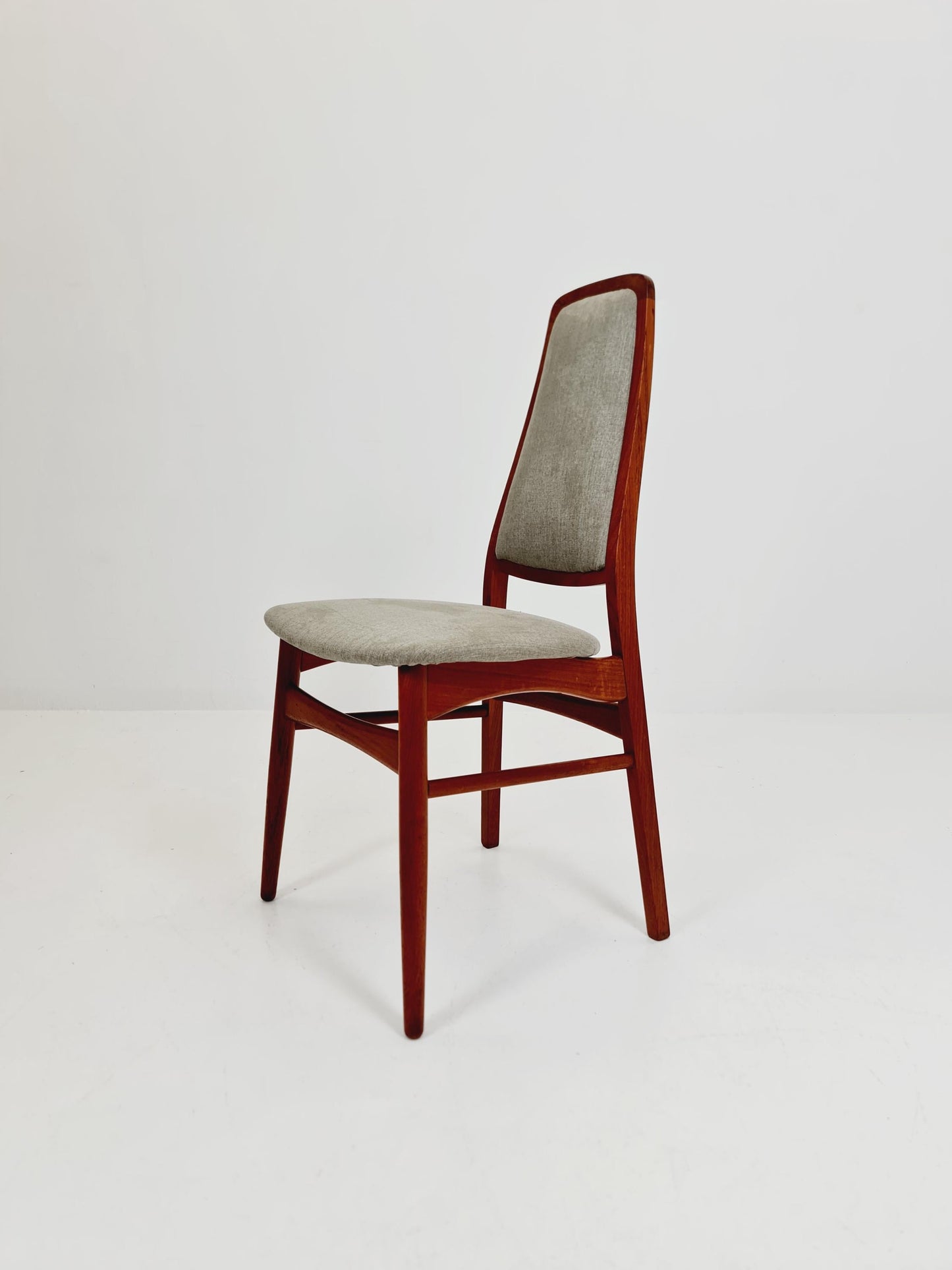 Vintage Danish solid teak dining chair by Vamdrup Stolfabrik , 1960s,