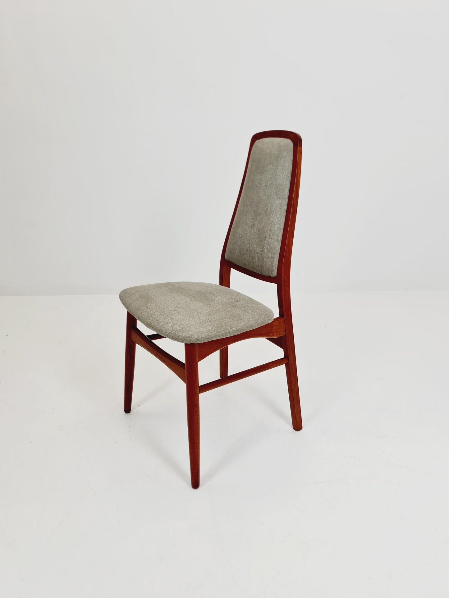 Vintage Danish solid teak dining chair by Vamdrup Stolfabrik , 1960s,