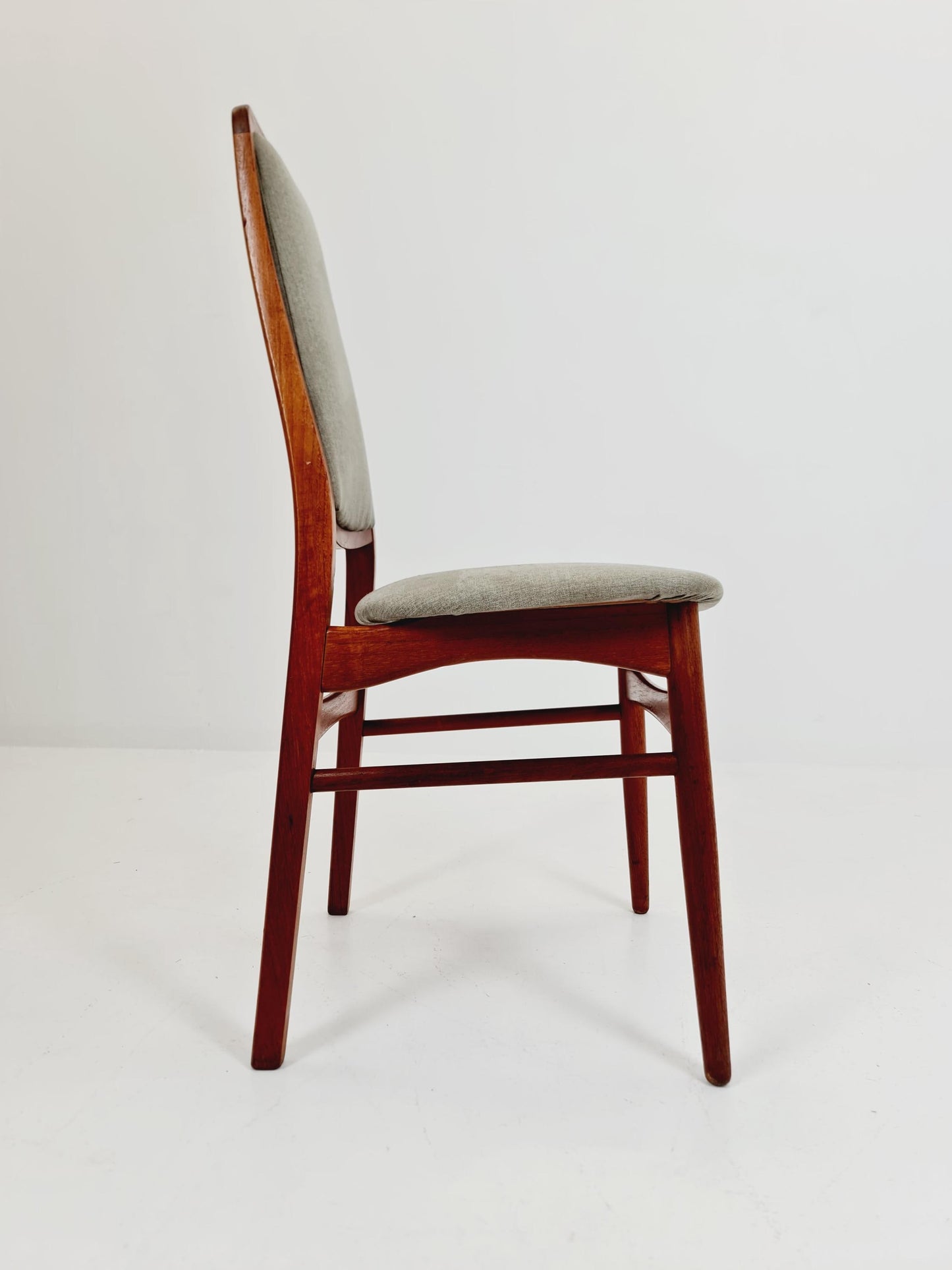 Vintage Danish solid teak dining chair by Vamdrup Stolfabrik , 1960s,