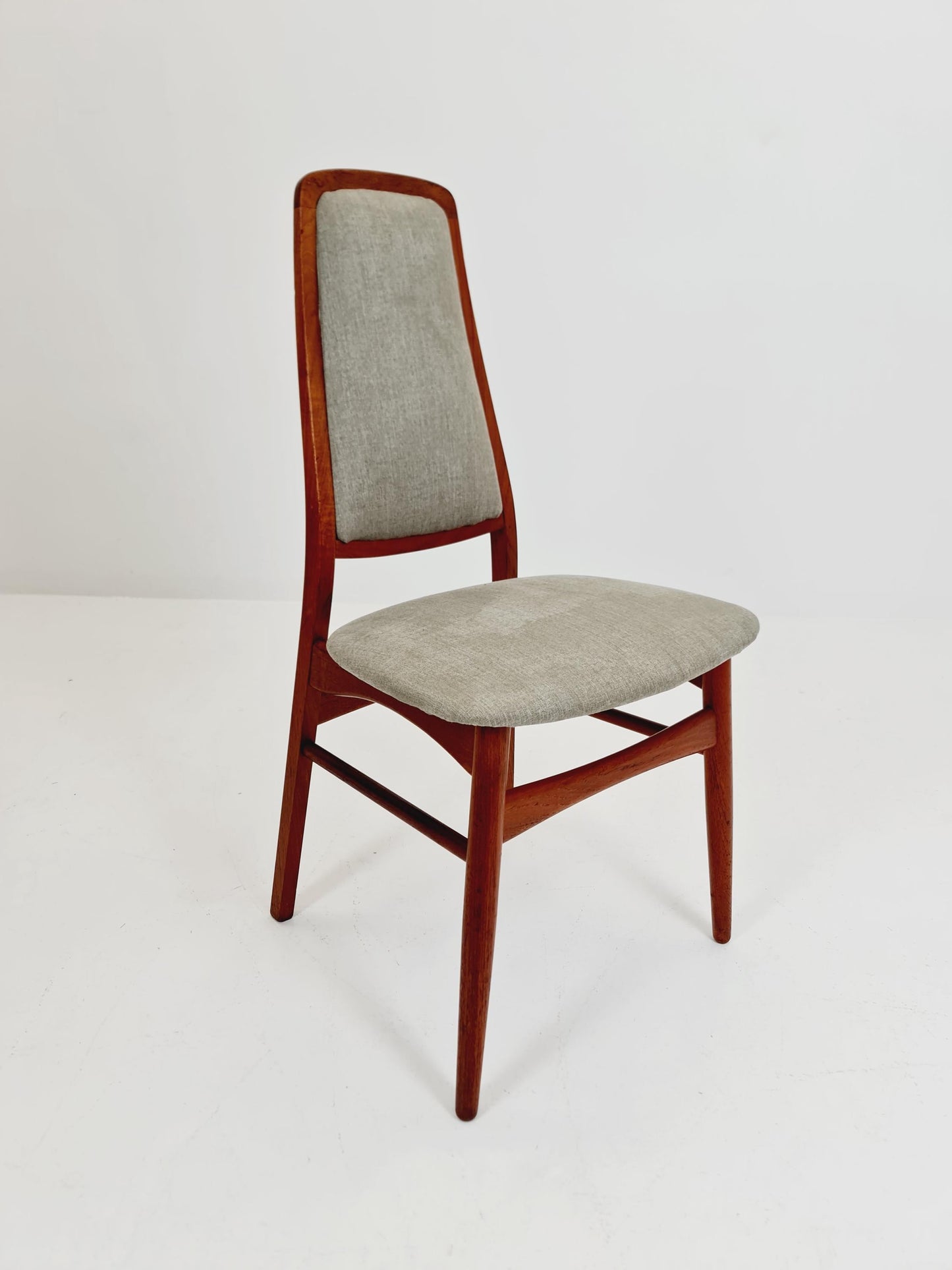 Vintage Danish solid teak dining chair by Vamdrup Stolfabrik , 1960s,