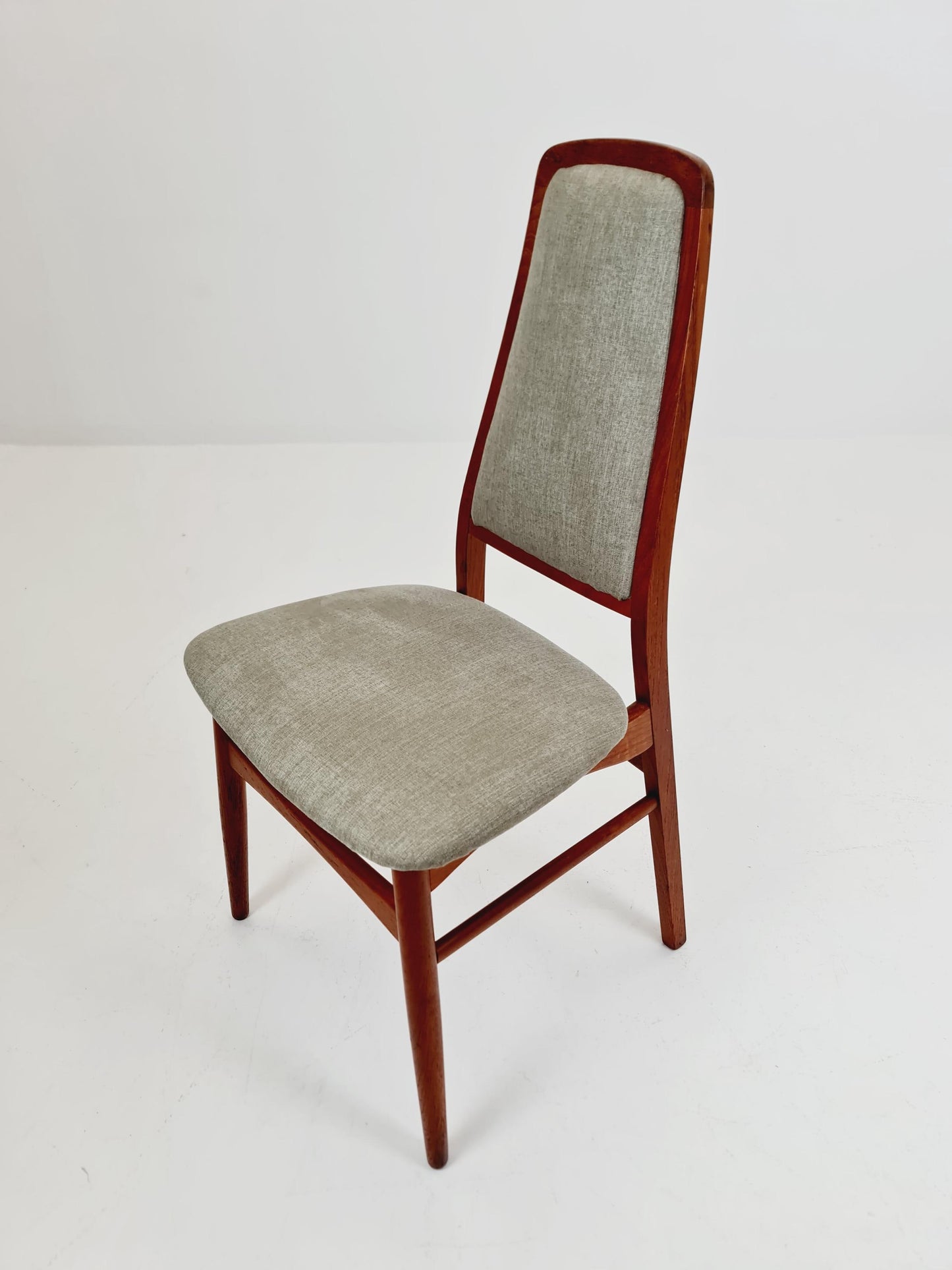 Vintage Danish solid teak dining chair by Vamdrup Stolfabrik , 1960s,