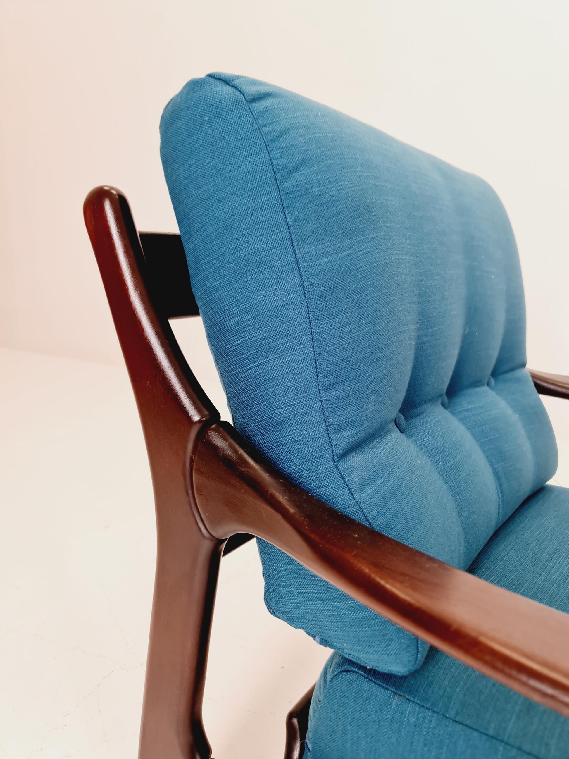 Midcentury German Set of 2 space age lounge chairs , 1970s