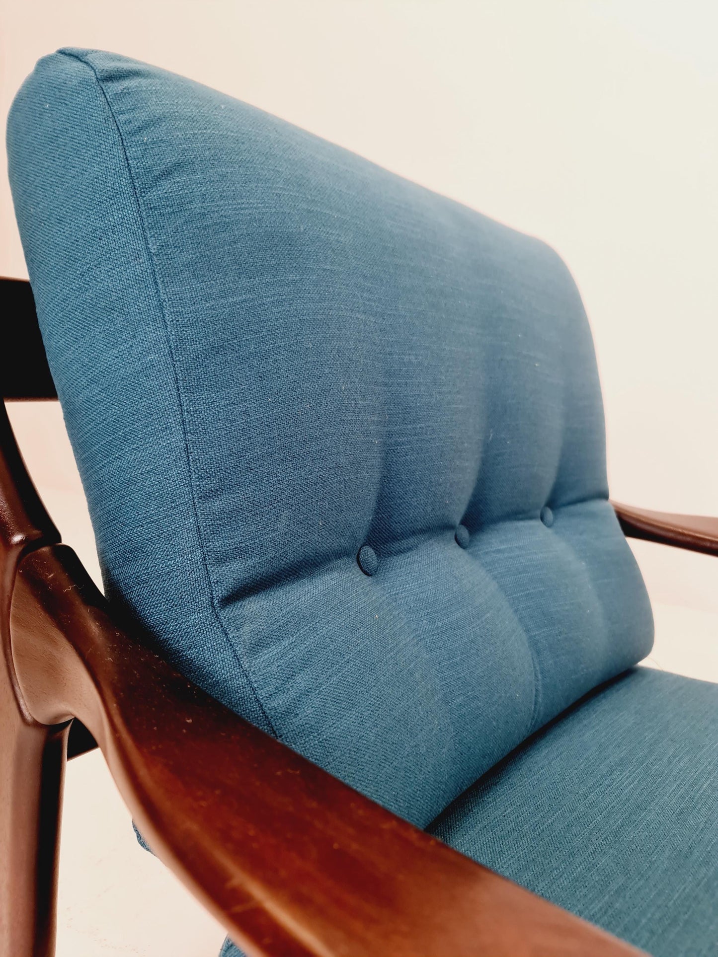 Midcentury German Set of 2 space age lounge chairs , 1970s