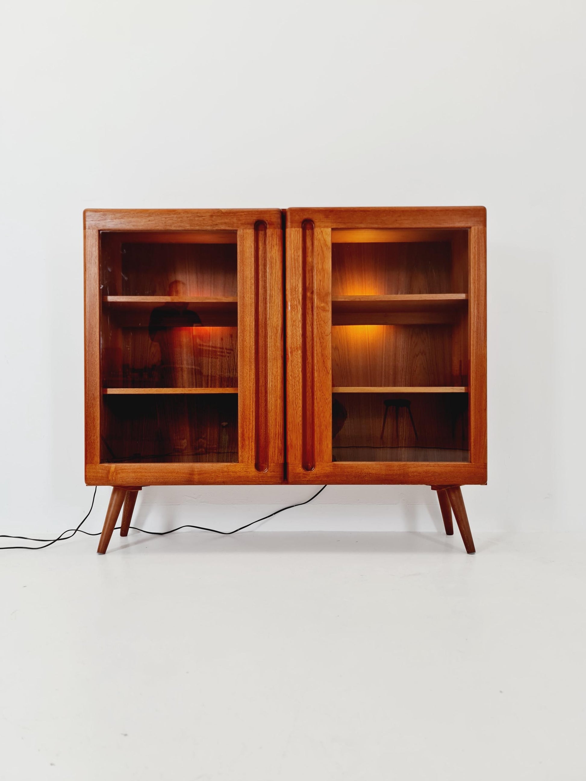 Vintage Mid century Danish Highboard Showcase , Denmark, 1960s