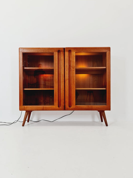 Vintage Mid century Danish Highboard Showcase , Denmark, 1960s