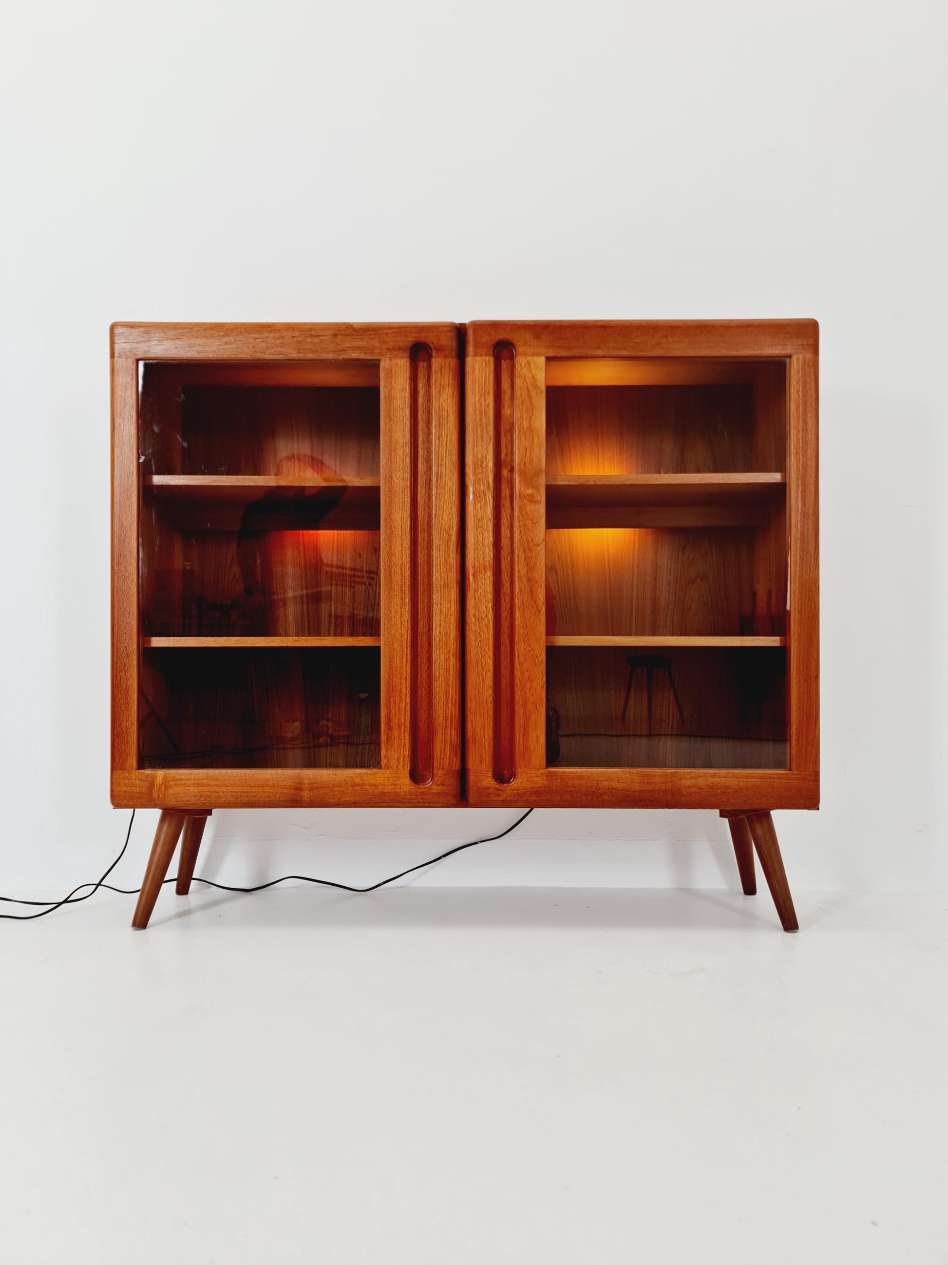 Vintage Mid century Danish Highboard Showcase , Denmark, 1960s