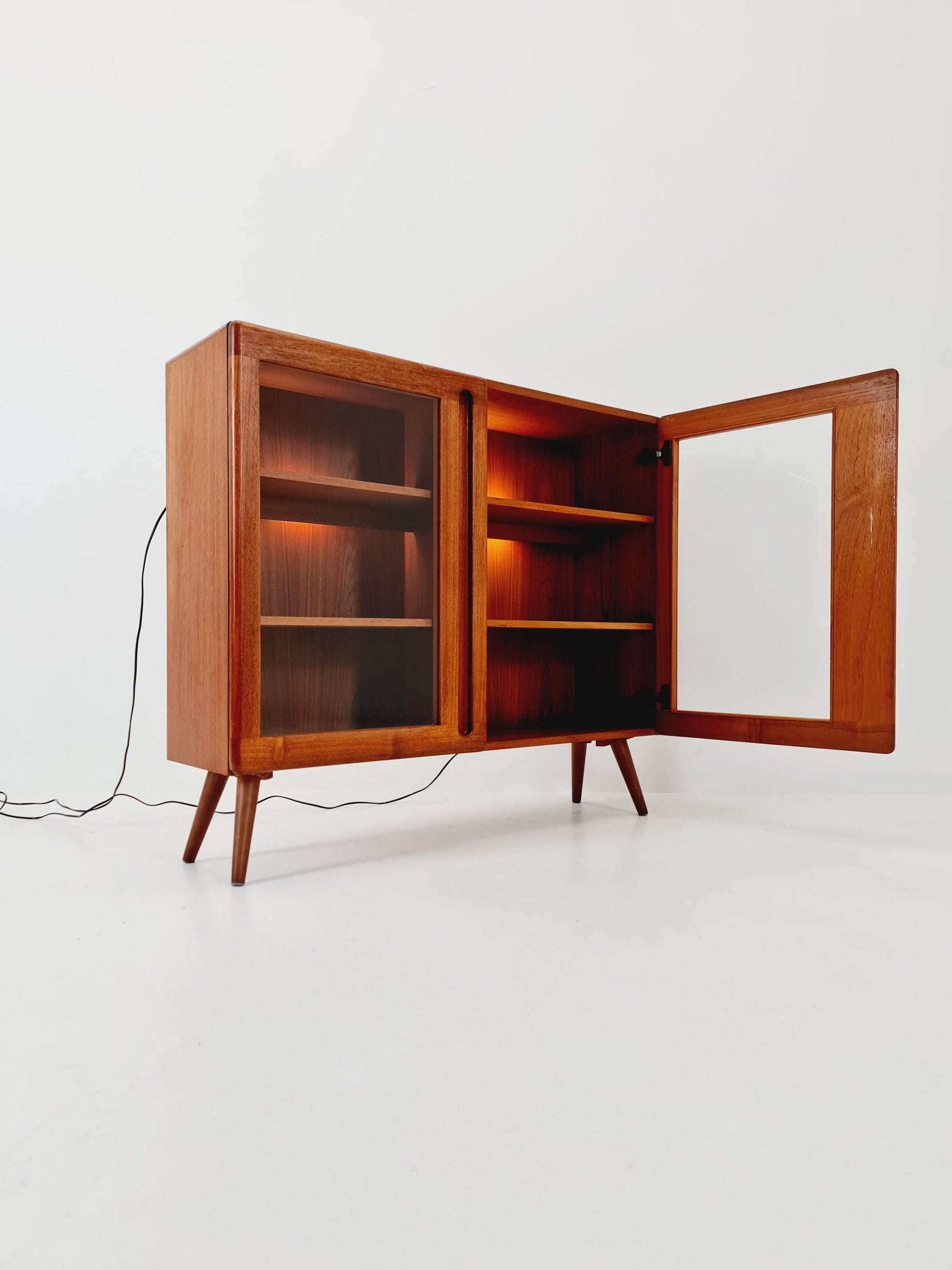 Vintage Mid century Danish Highboard Showcase , Denmark, 1960s