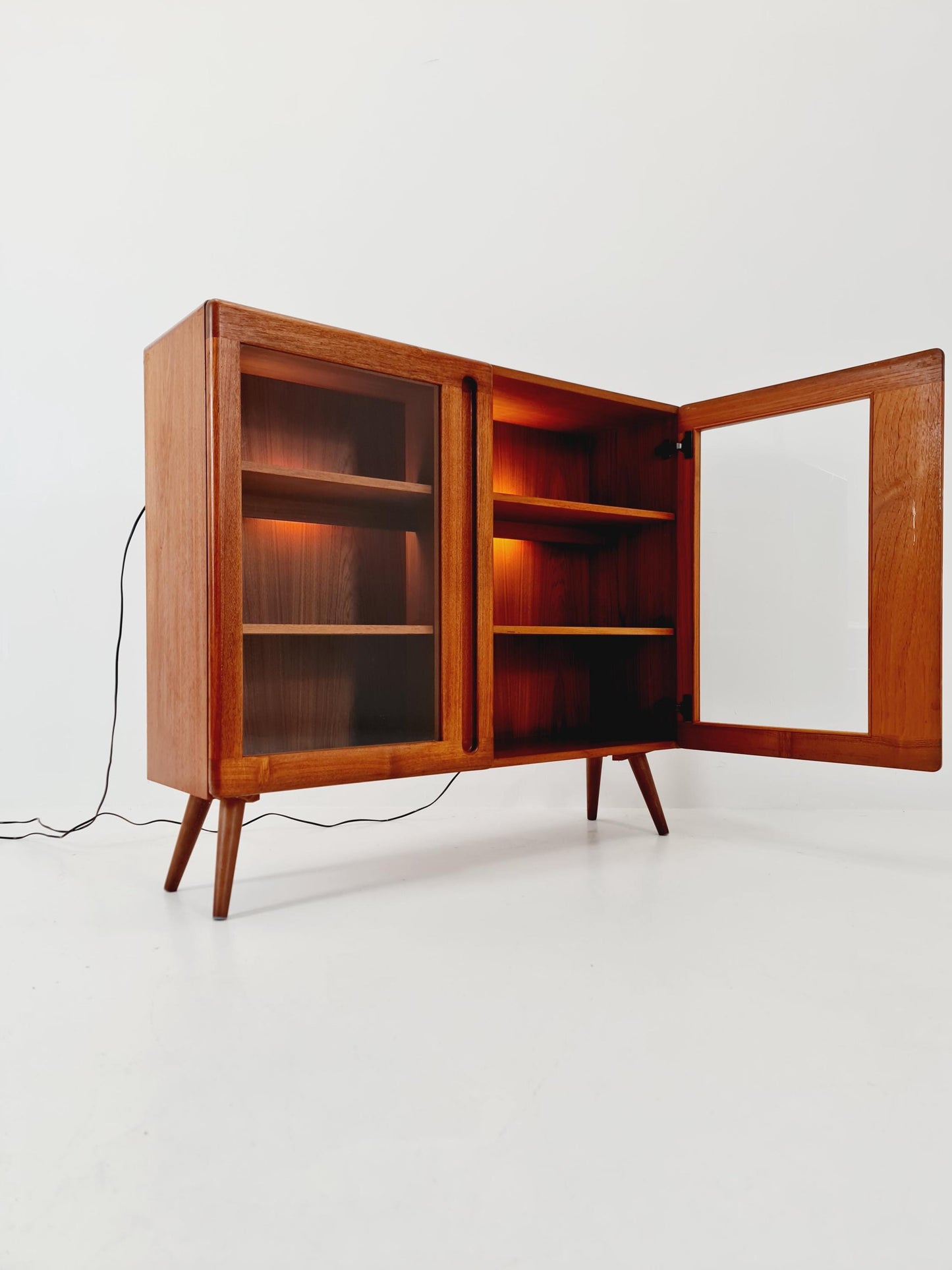 Vintage Mid century Danish Highboard Showcase , Denmark, 1960s