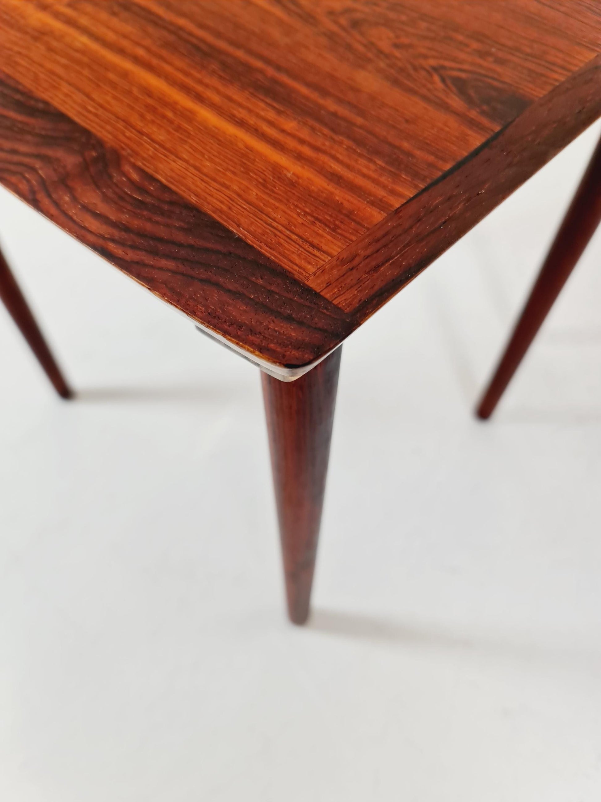 Midcentury danish Rosewood nesting tables/ side tables by Poul Jensen for selig, 1960s