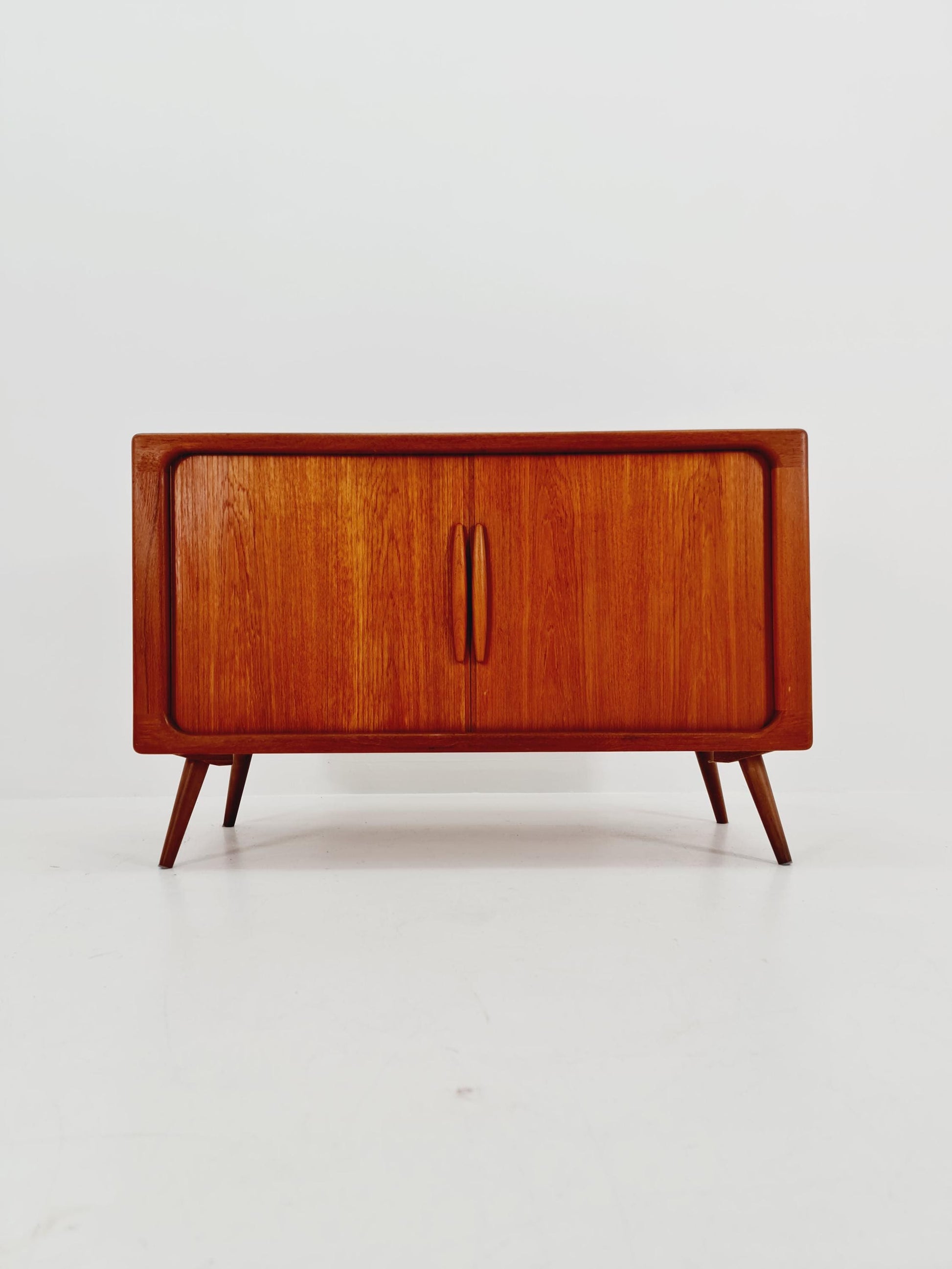 Mid century Solid Danish teak hallway cabinet, Record cabinet By Dyrlund 1960s