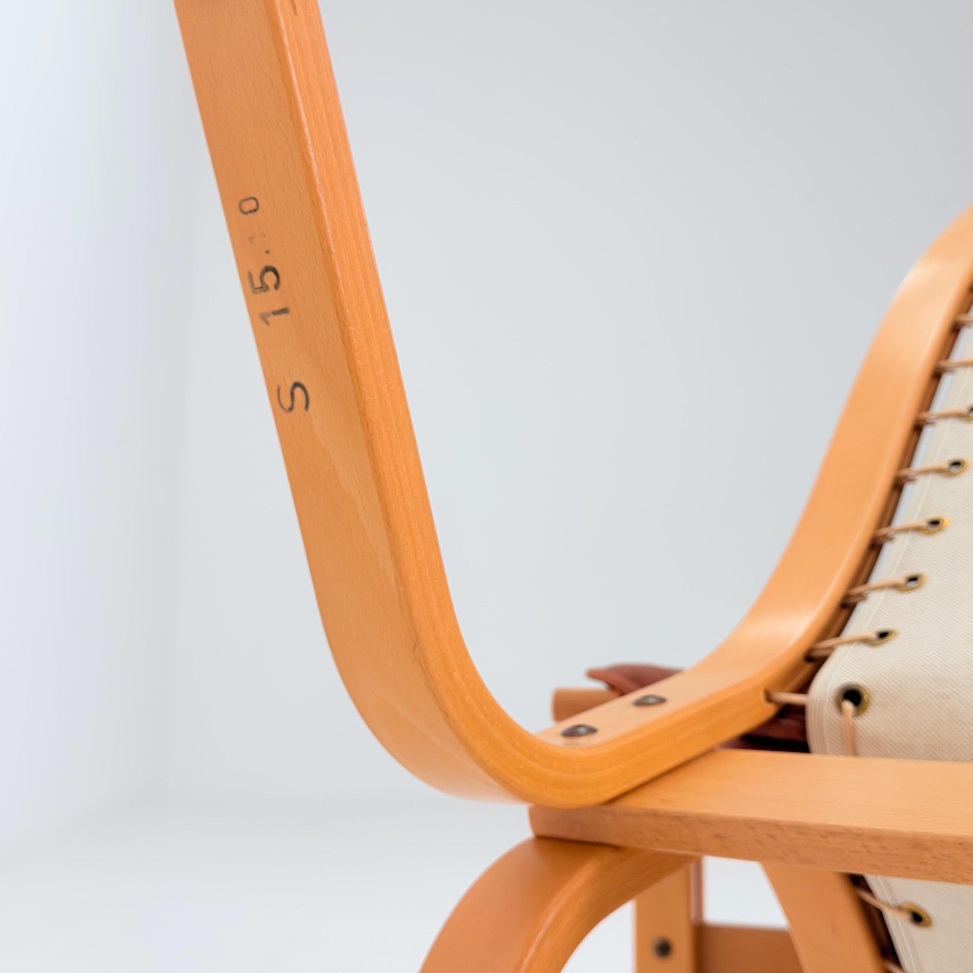Mid century lounge chair “Siesta” and ottoman by Ingmar Relling, Westnofa Furniture, Norway 1980s