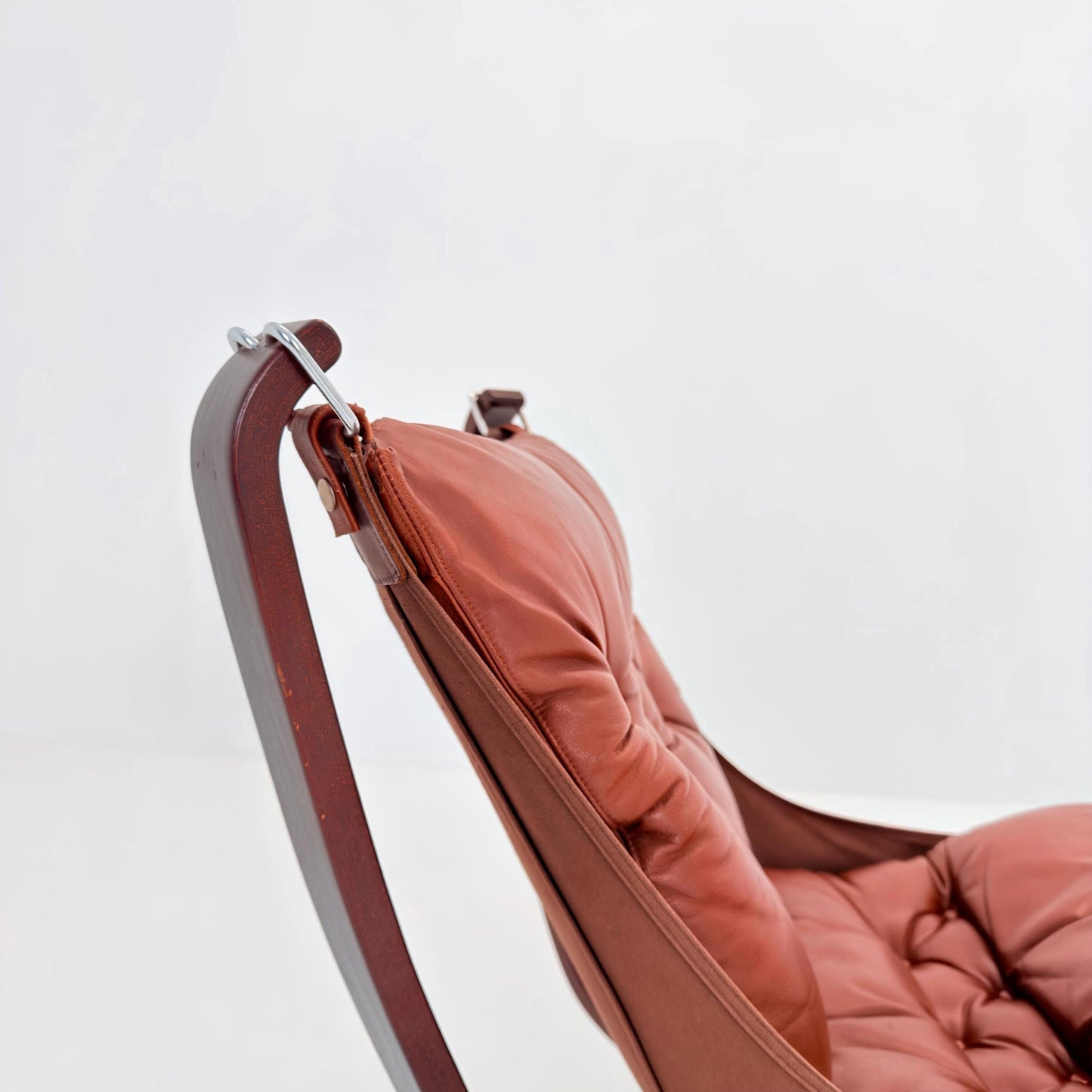 Mid century Falcon chairs and footstools by Sigurd Ressell for Vatne Møbler, 1970s, set of 3
