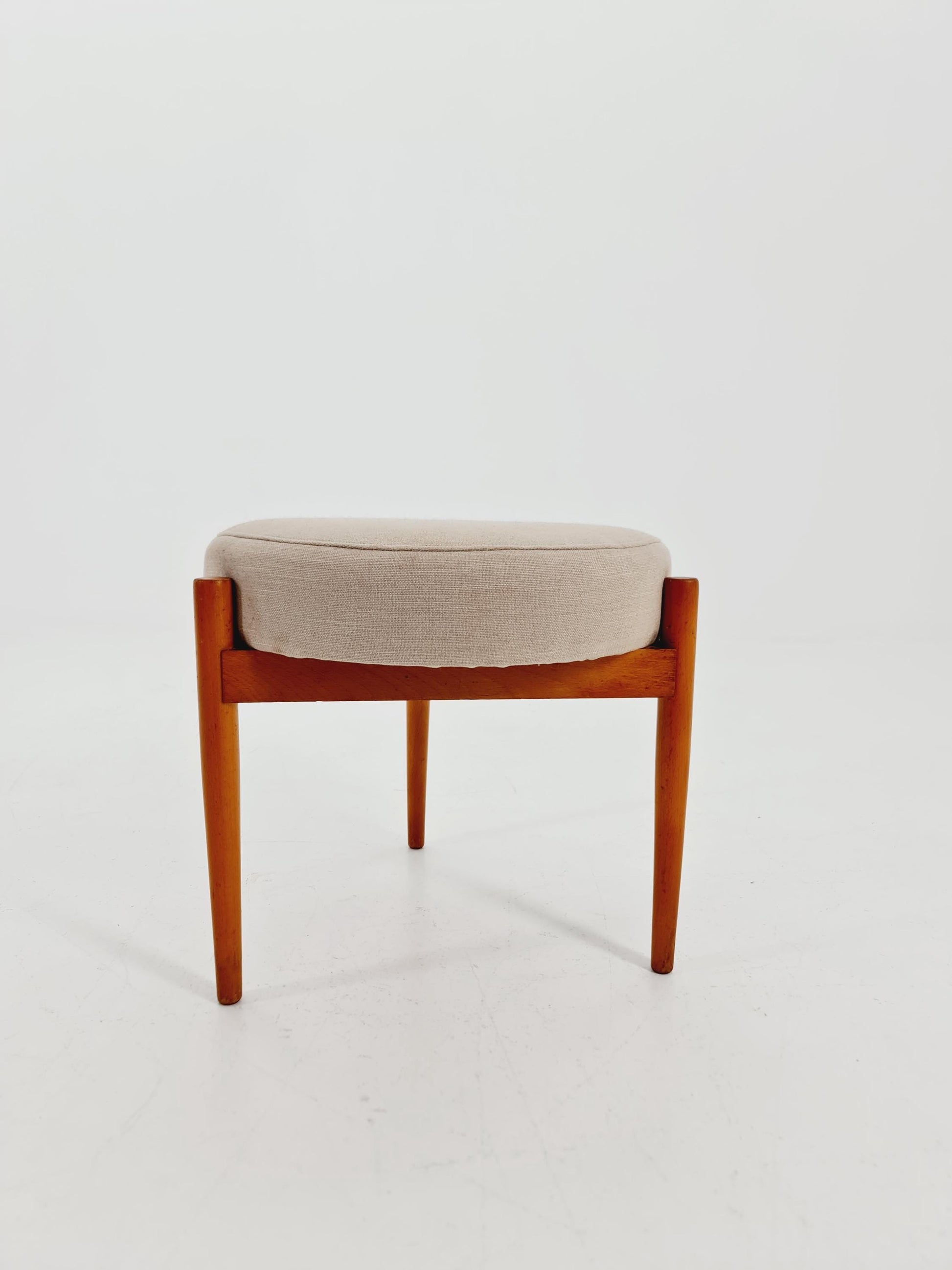 Mid century modern German ottoman/footstool make up stool from the 50s