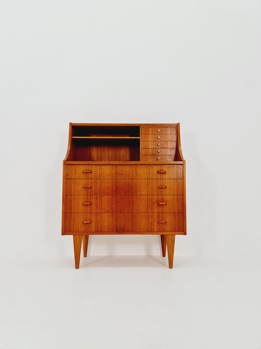 Midcentury vintage Teak secretary / vanity /Make up table By Arne Wahl iversen 1960s