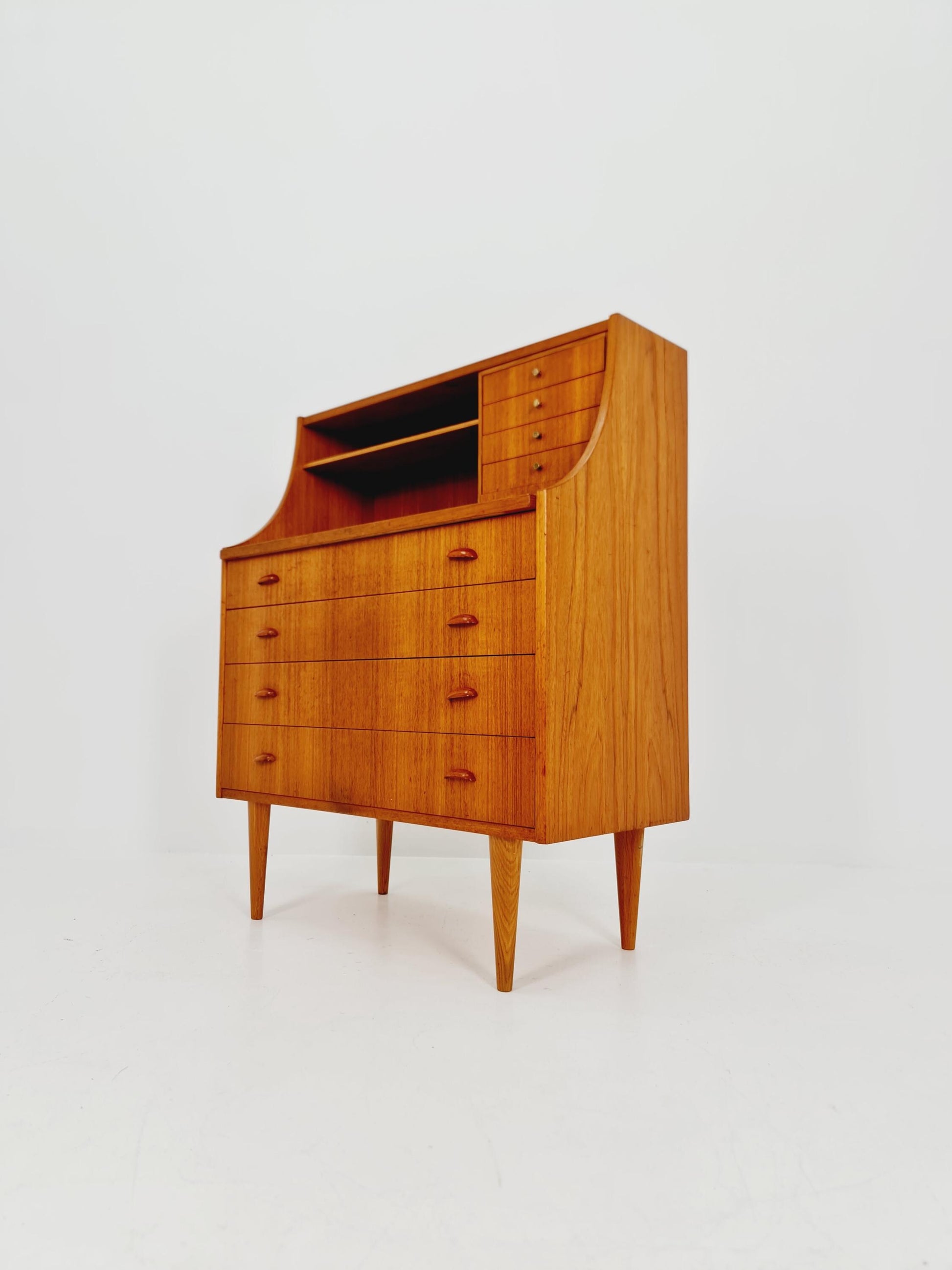 Midcentury vintage Teak secretary / vanity /Make up table By Arne Wahl iversen 1960s