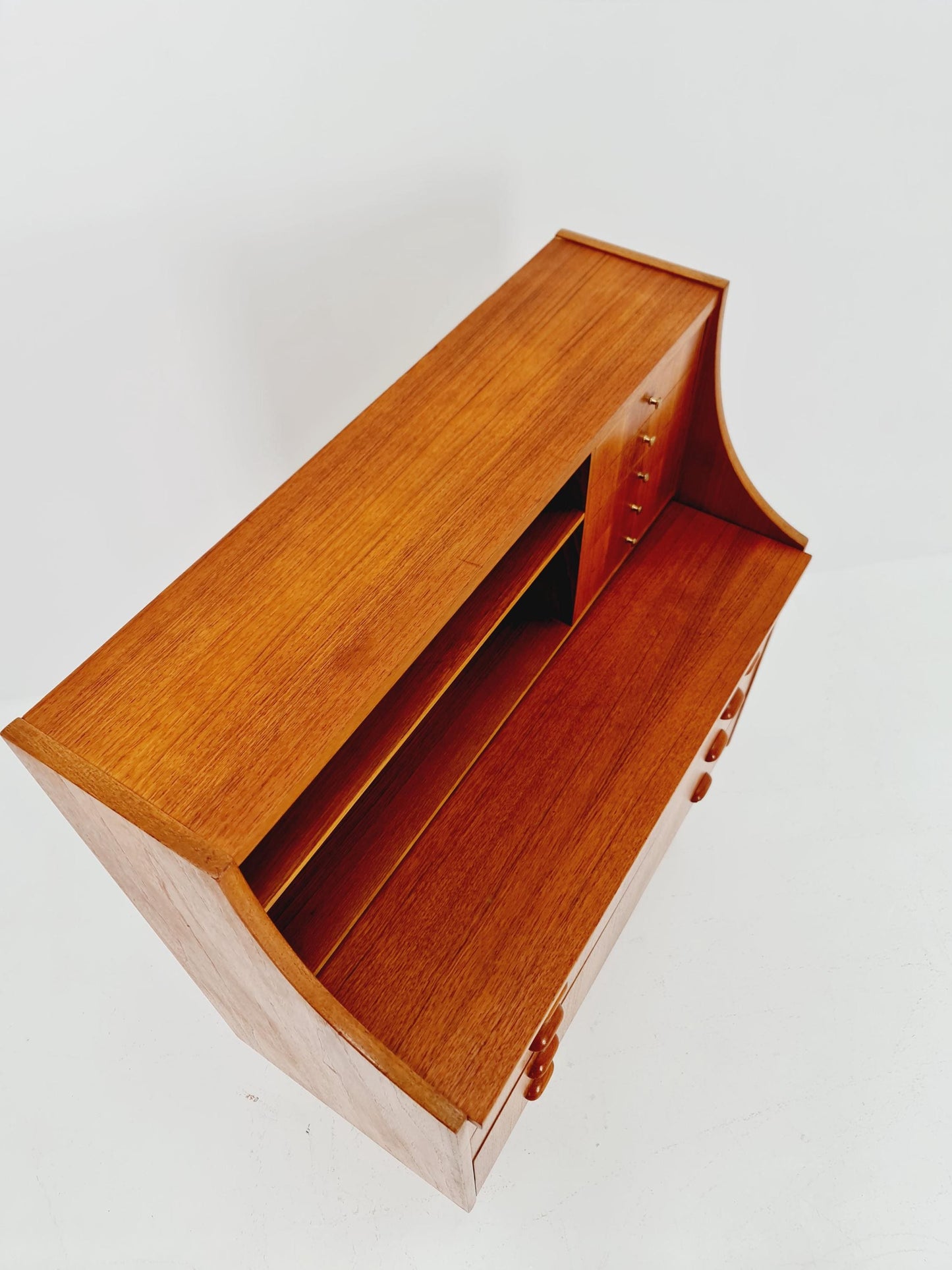 Midcentury vintage Teak secretary / vanity /Make up table By Arne Wahl iversen 1960s