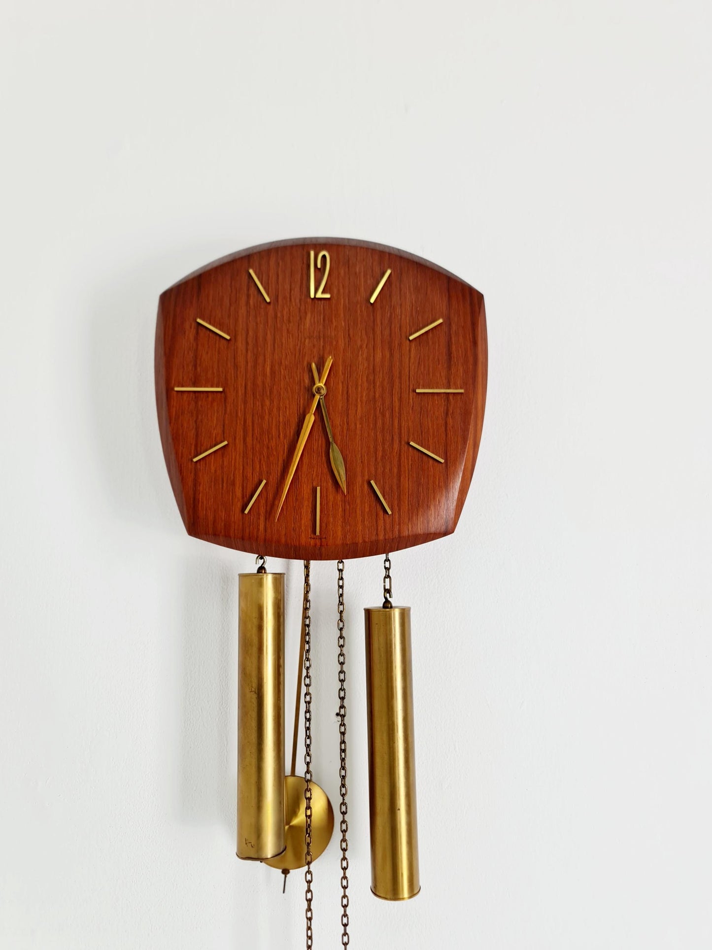 Vintage Junghans Mid-Century Teak Wall Clock - 1960s German Design