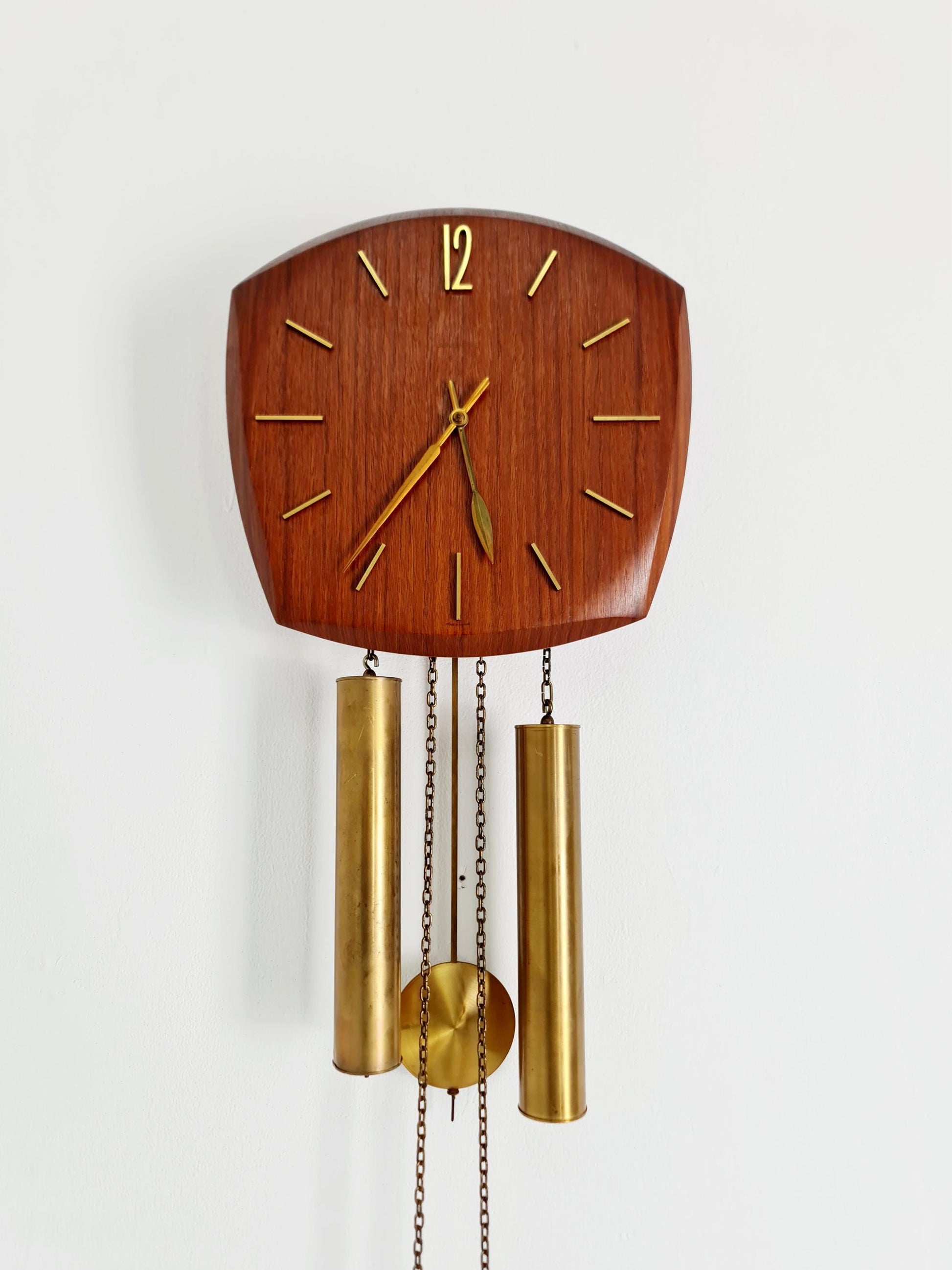 Vintage Junghans Mid-Century Teak Wall Clock - 1960s German Design
