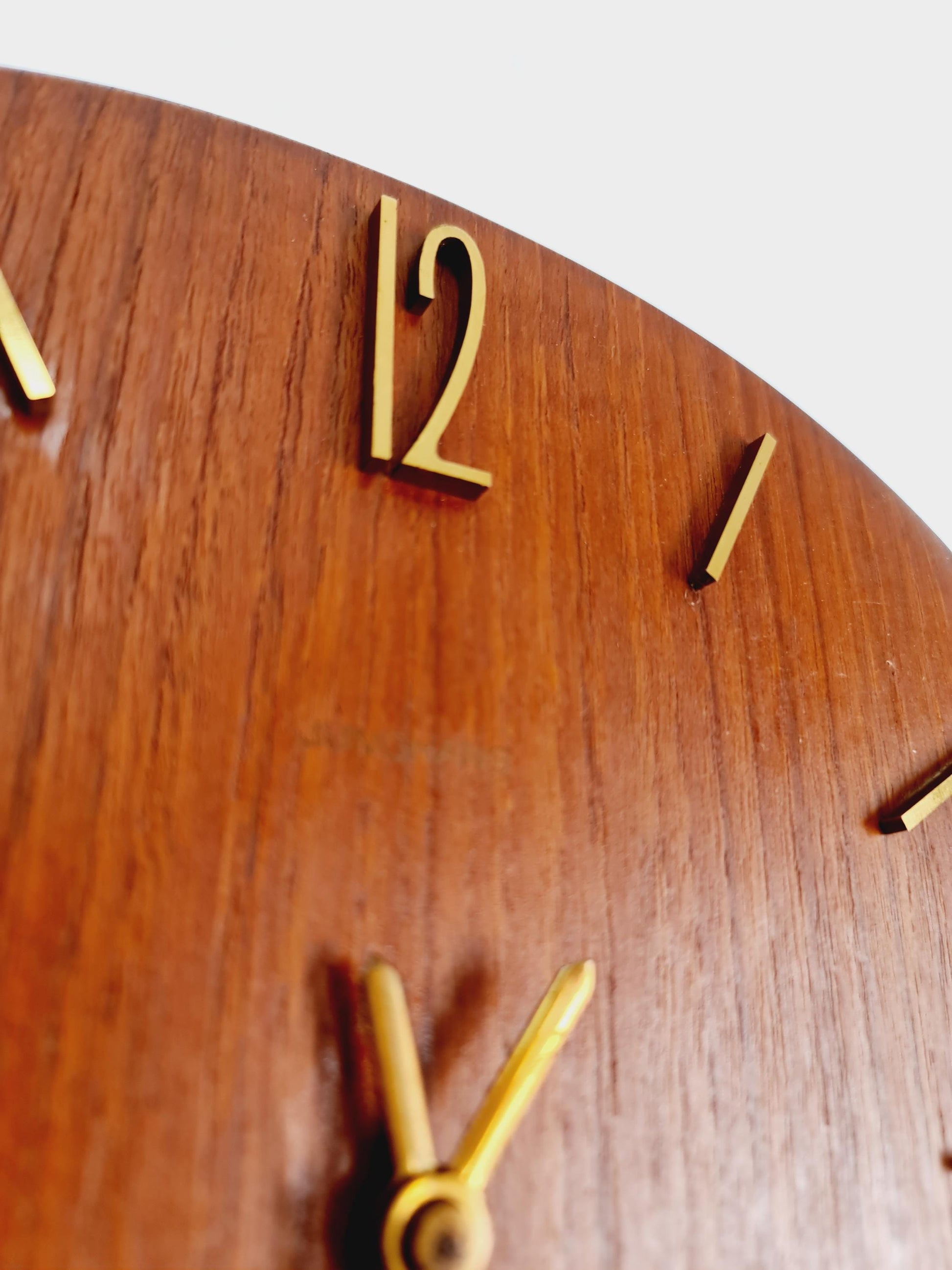 Vintage Junghans Mid-Century Teak Wall Clock - 1960s German Design
