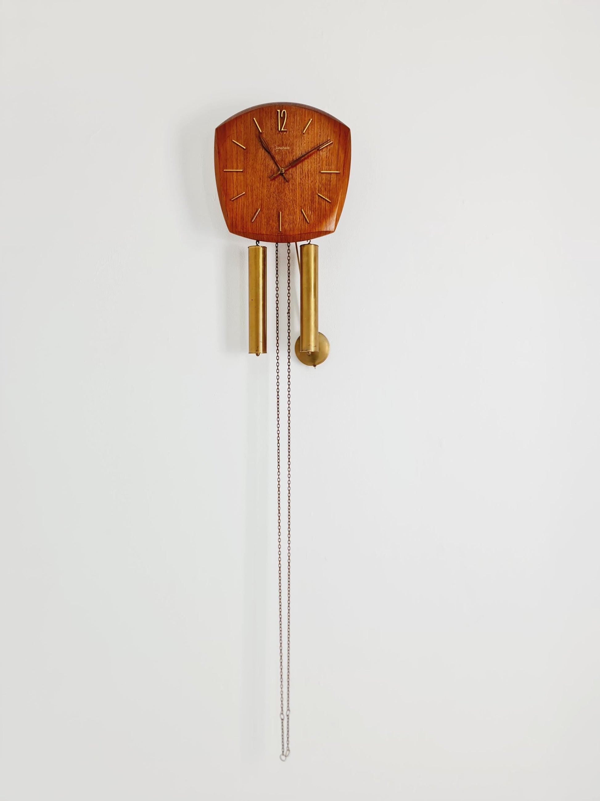 Vintage Junghans Mid-Century Teak Wall Clock - 1960s German Design
