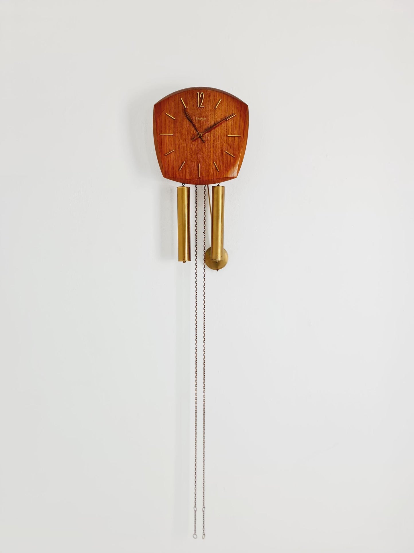 Vintage Junghans Mid-Century Teak Wall Clock - 1960s German Design