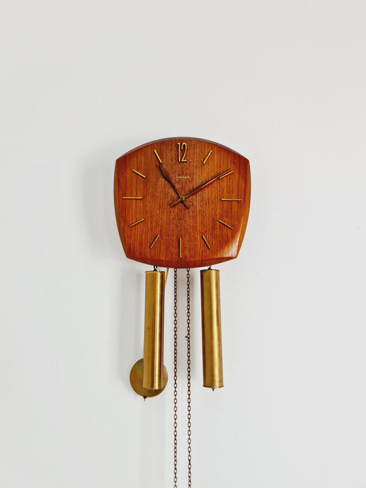 Vintage Junghans Mid-Century Teak Wall Clock - 1960s German Design