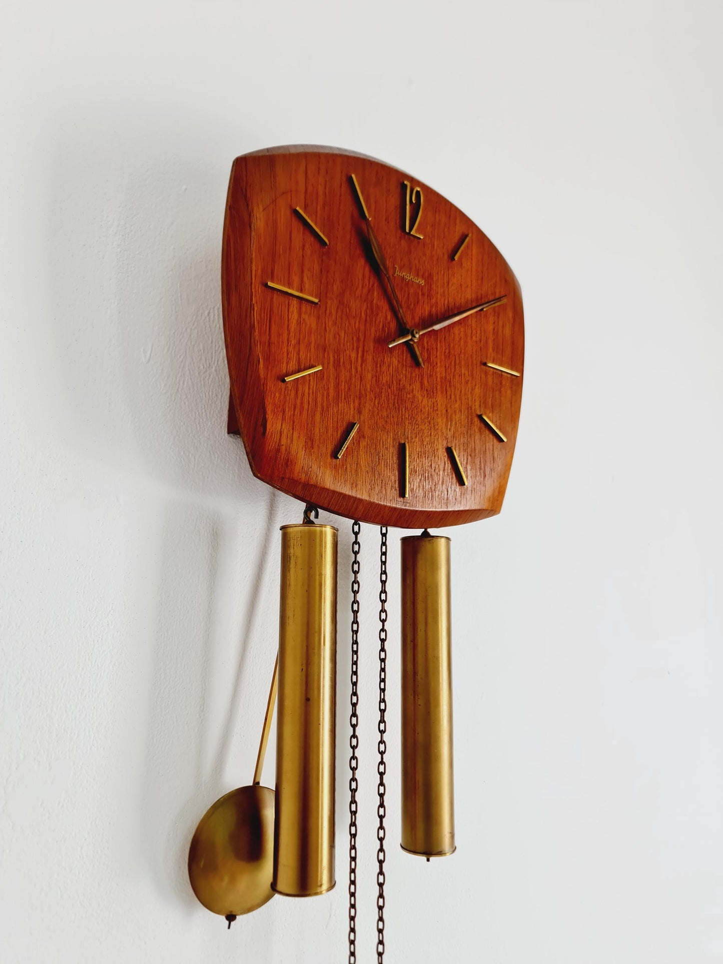 Vintage Junghans Mid-Century Teak Wall Clock - 1960s German Design