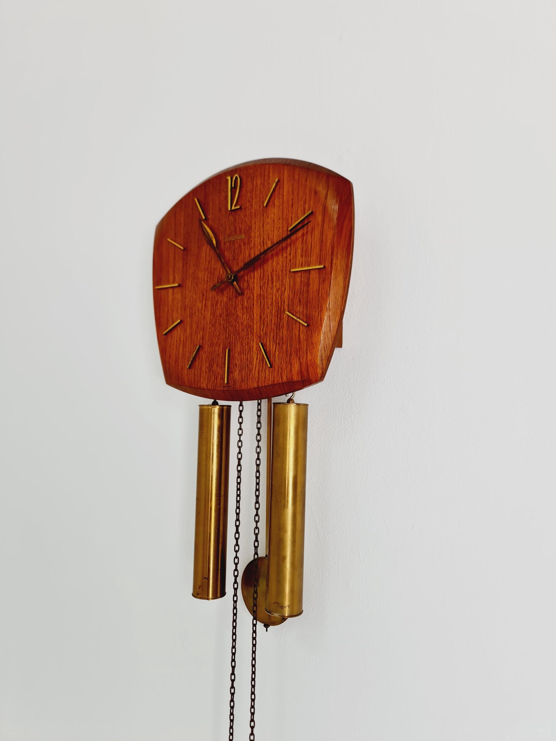 Vintage Junghans Mid-Century Teak Wall Clock - 1960s German Design
