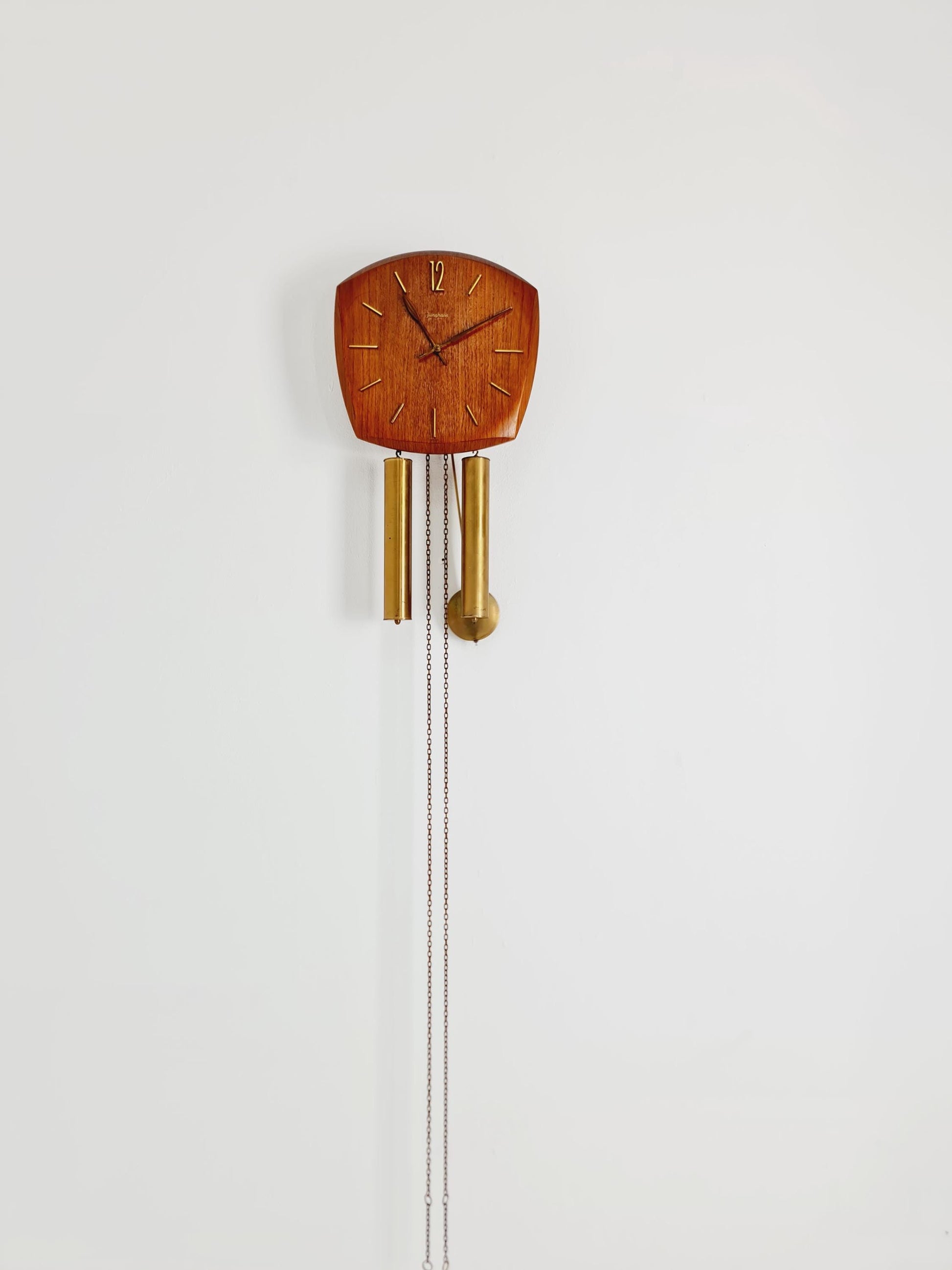 Vintage Junghans Mid-Century Teak Wall Clock - 1960s German Design