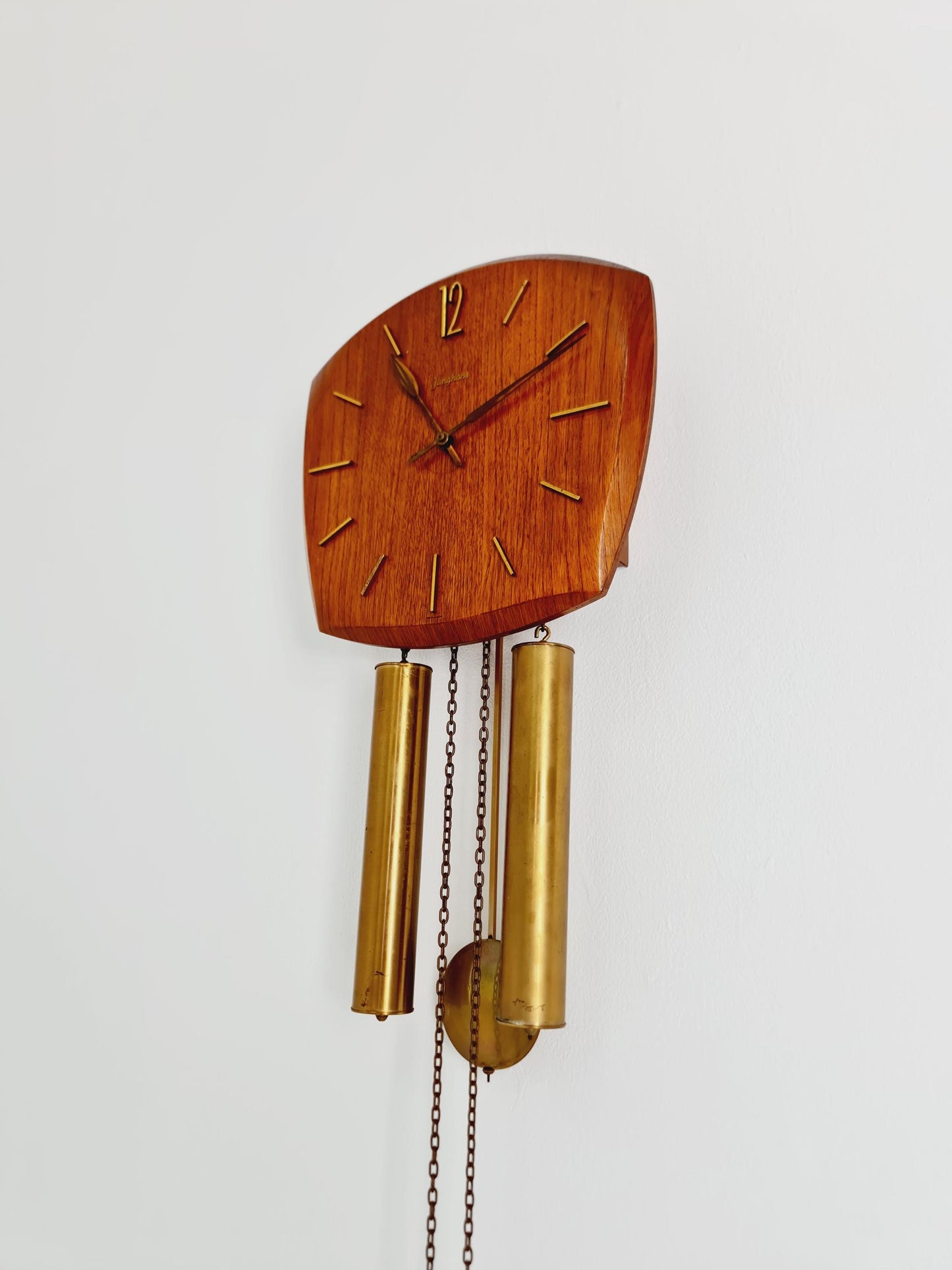 Vintage Junghans Mid-Century Teak Wall Clock - 1960s German Design