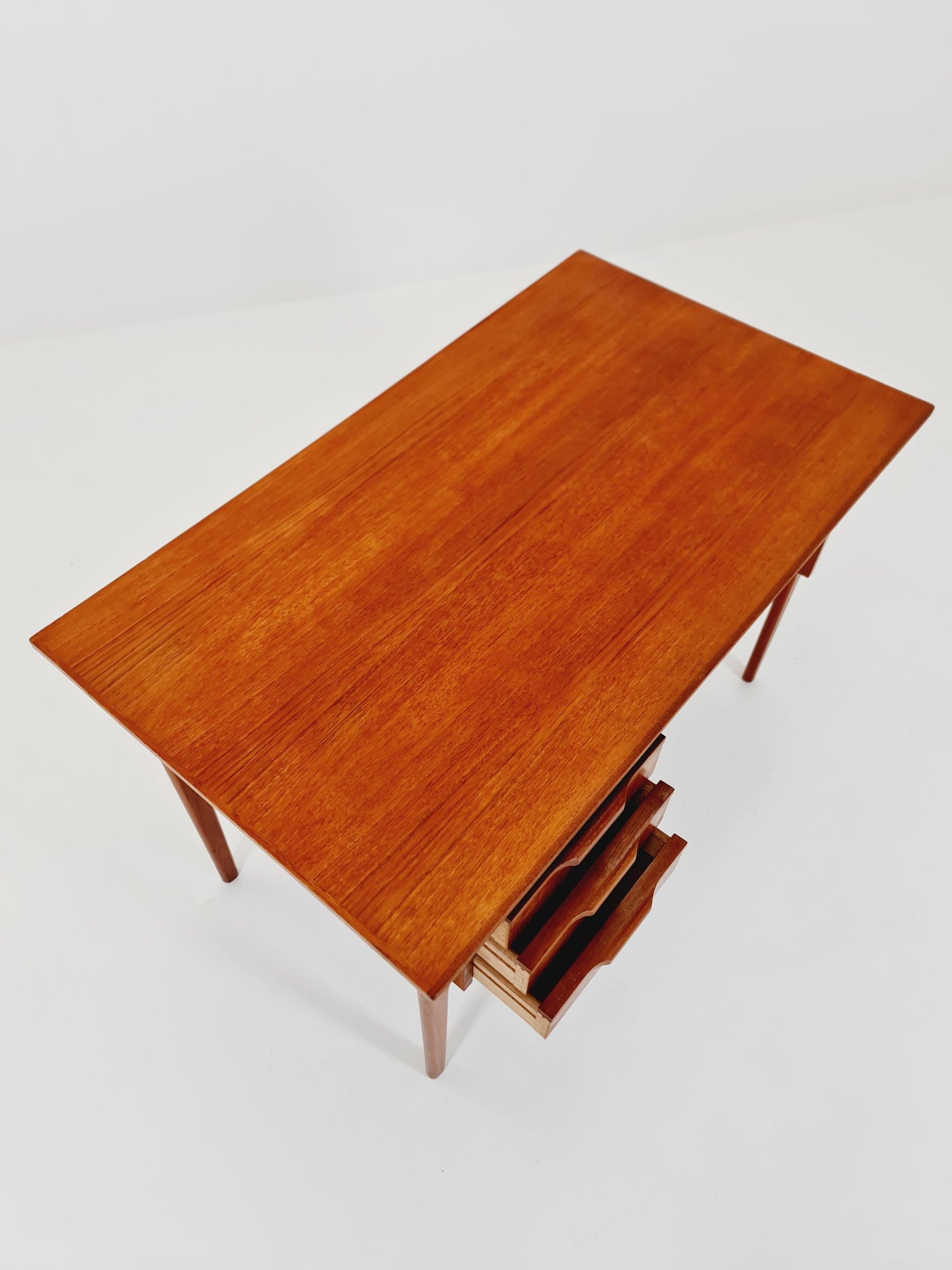 Midcentury Danish Teak Desk by Domino mobler, 1960s
