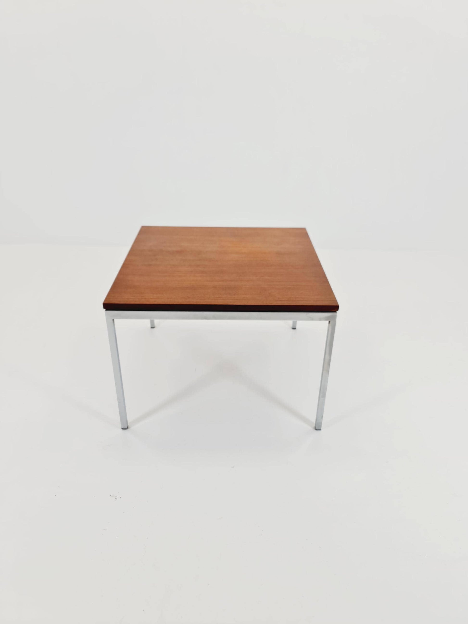German Teak with chrom legs Coffee /Side Table Table by By knoll international , 1960s