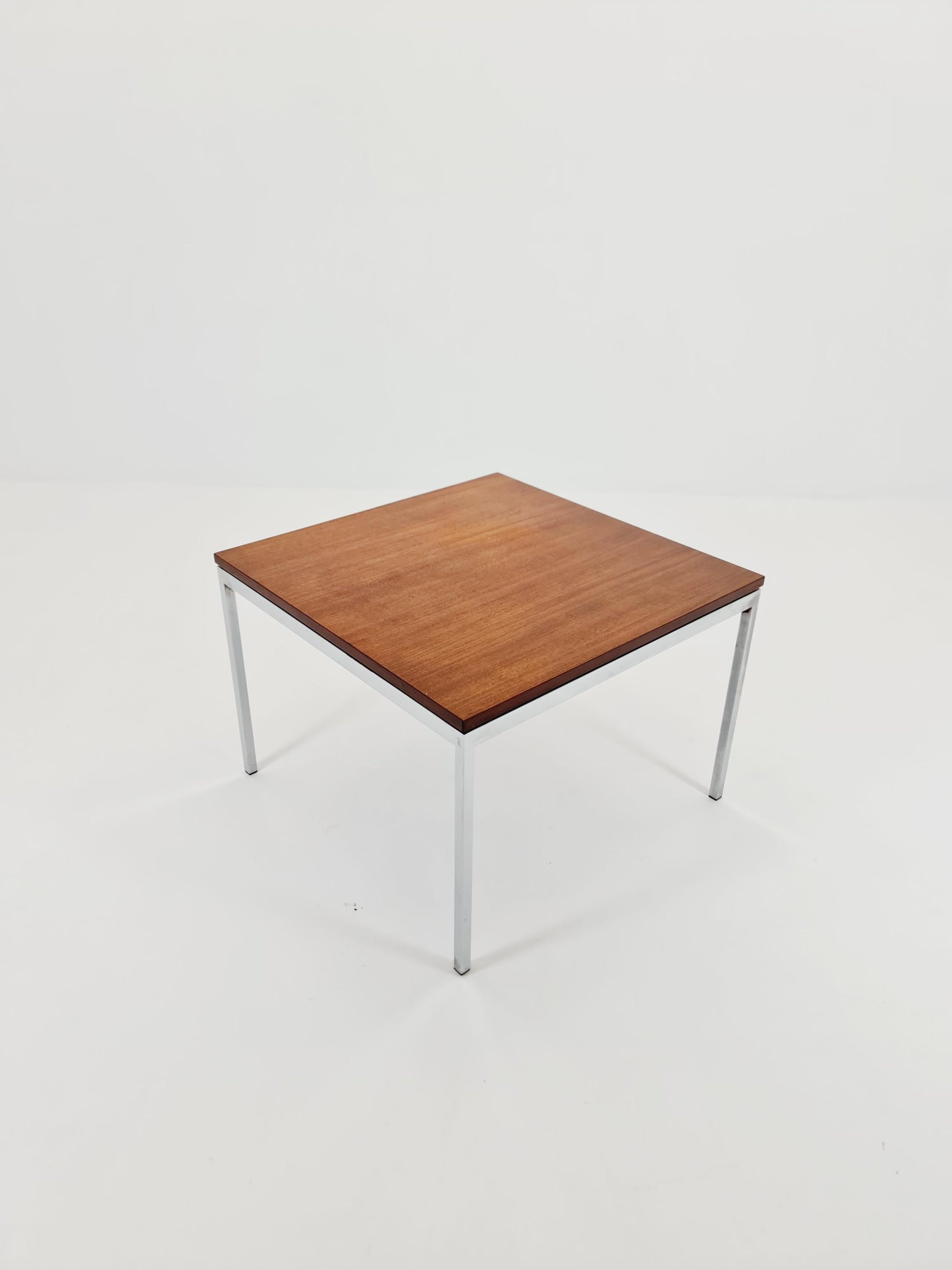 German Teak with chrom legs Coffee /Side Table Table by By knoll international , 1960s