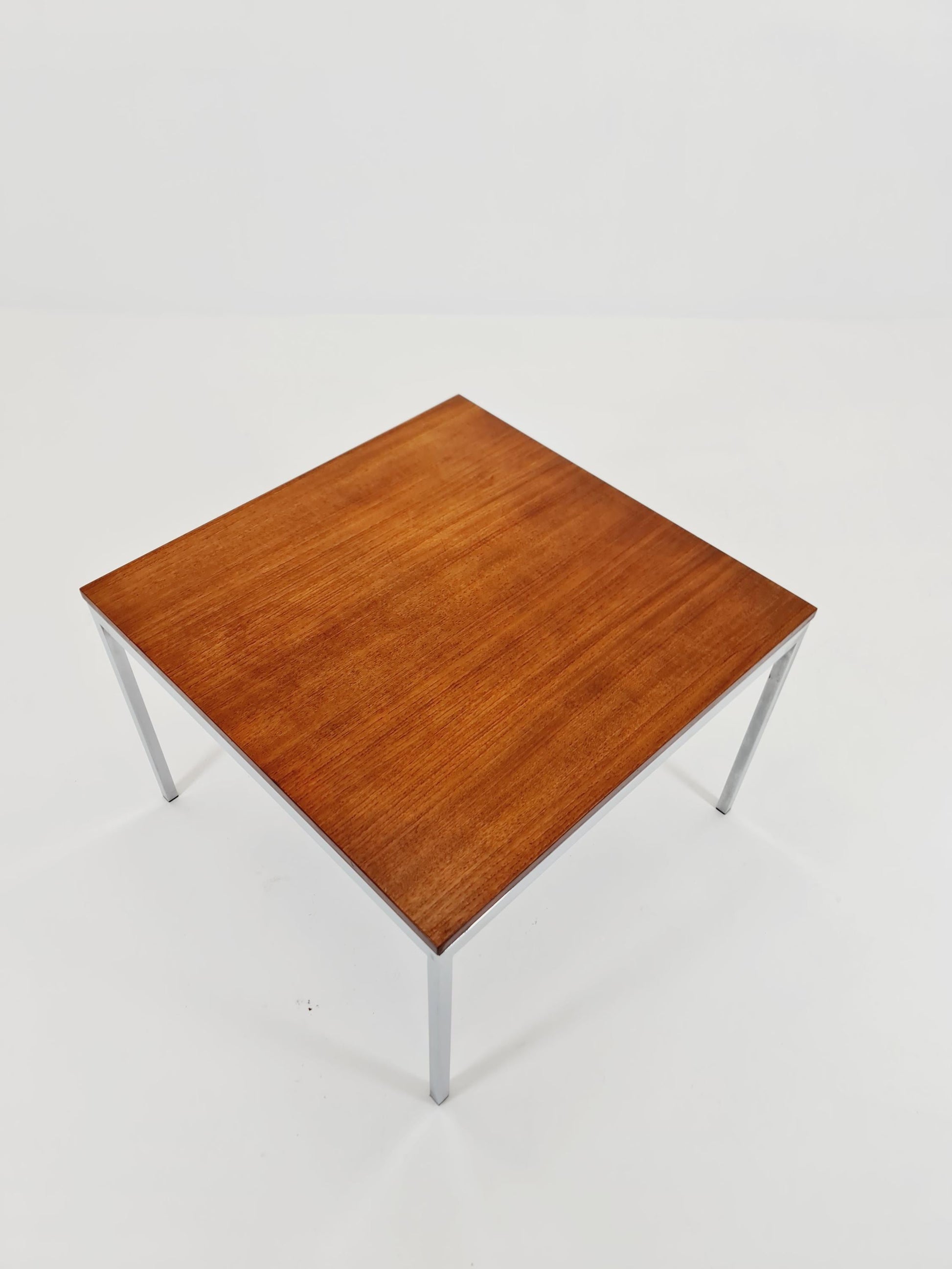 German Teak with chrom legs Coffee /Side Table Table by By knoll international , 1960s